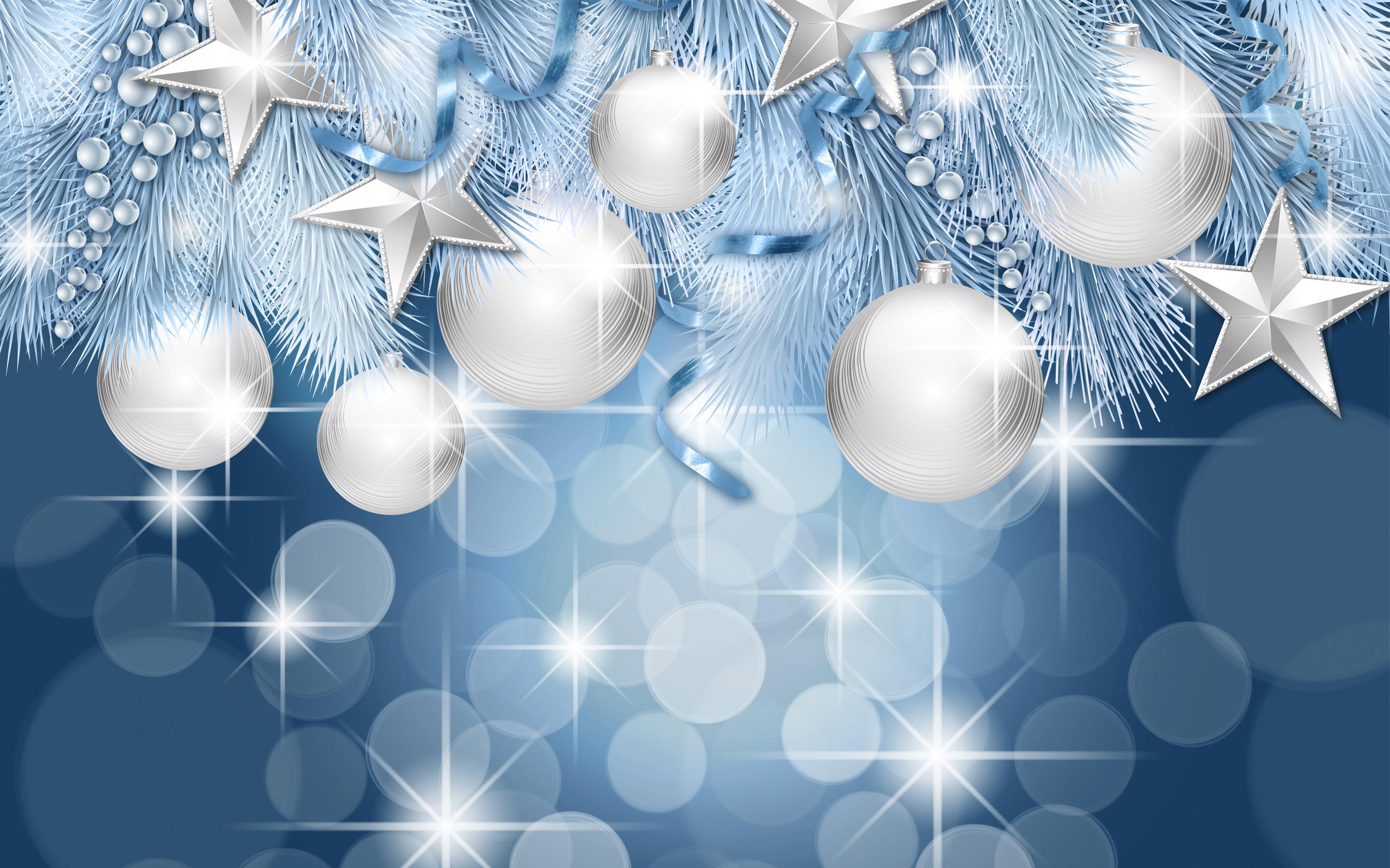 Blue and Silver Christmas Wallpapers - Top Free Blue and Silver Christmas  Backgrounds - WallpaperAccess