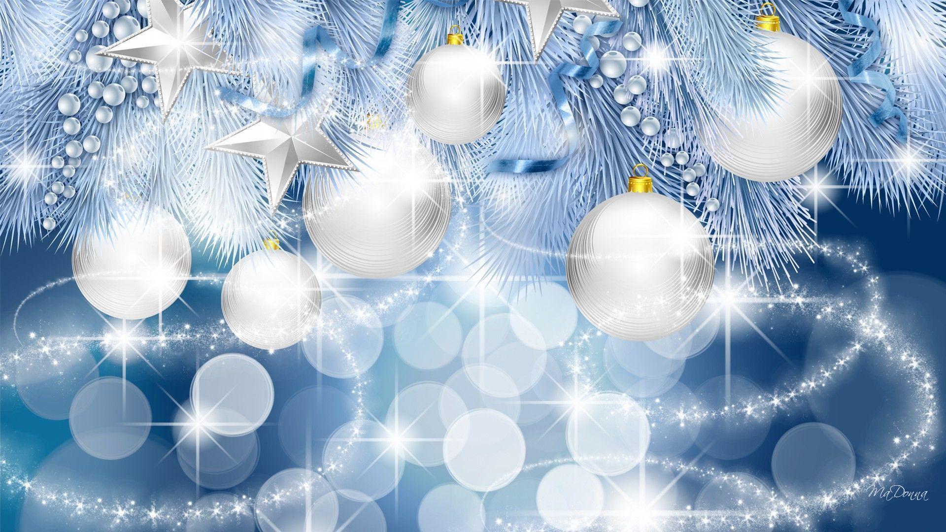 Blue and Silver Christmas Wallpapers Top Free Blue and Silver