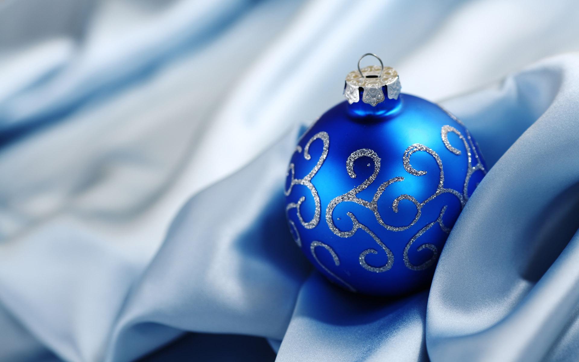 1920x1200 Blue Christmas Wallpaper