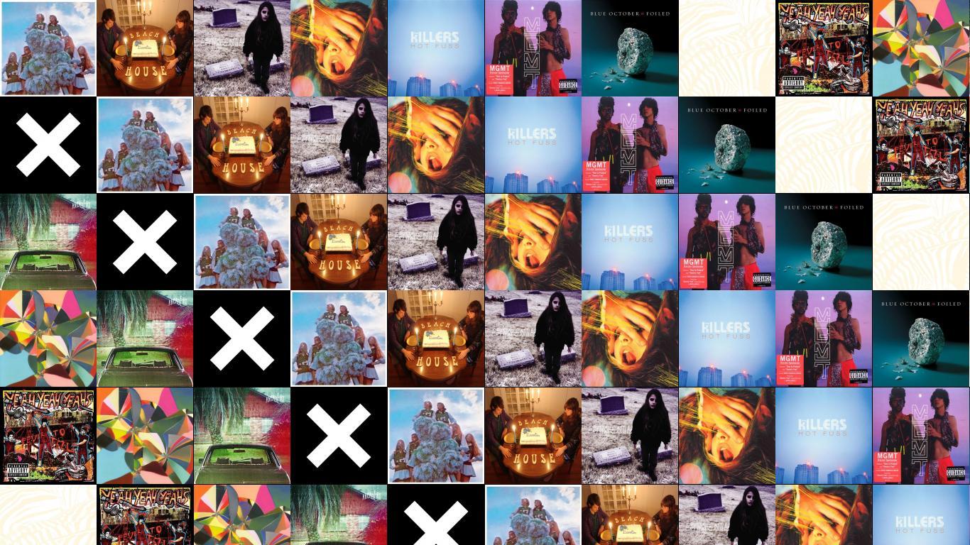 1366x768 Sleigh Bells Treats Beach House Devotion Crystal Castles Wallpaper « Tiled Desktop Wallpaper