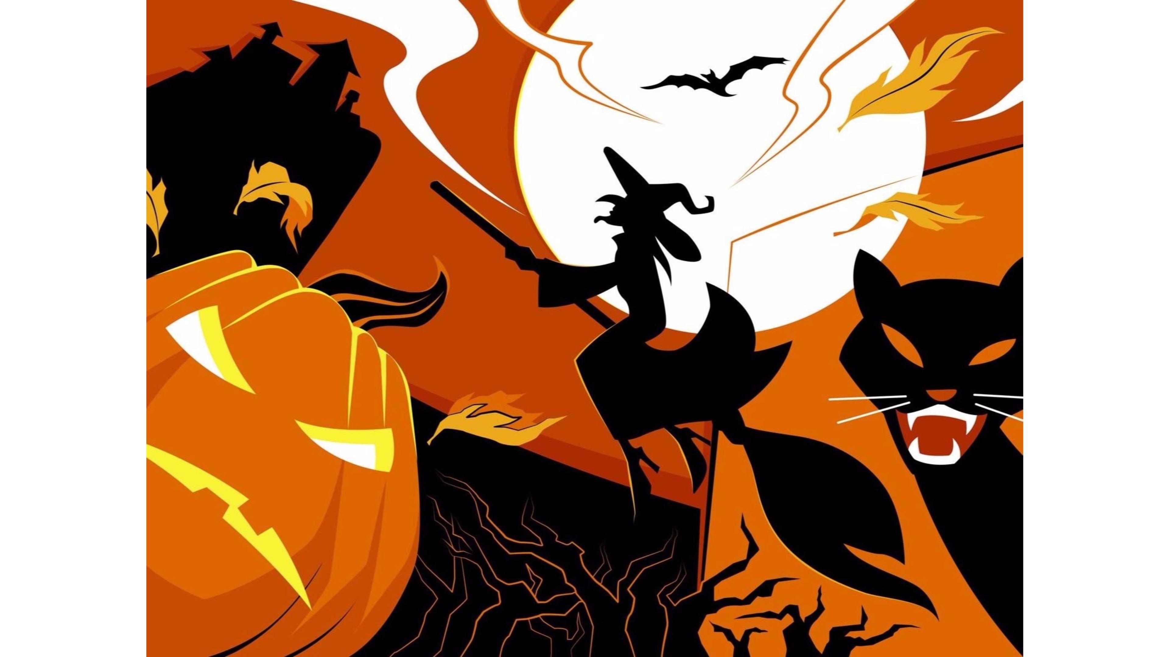 3840x2160 Halloween 4K wallpaper for your desktop or mobile screen free and easy to download