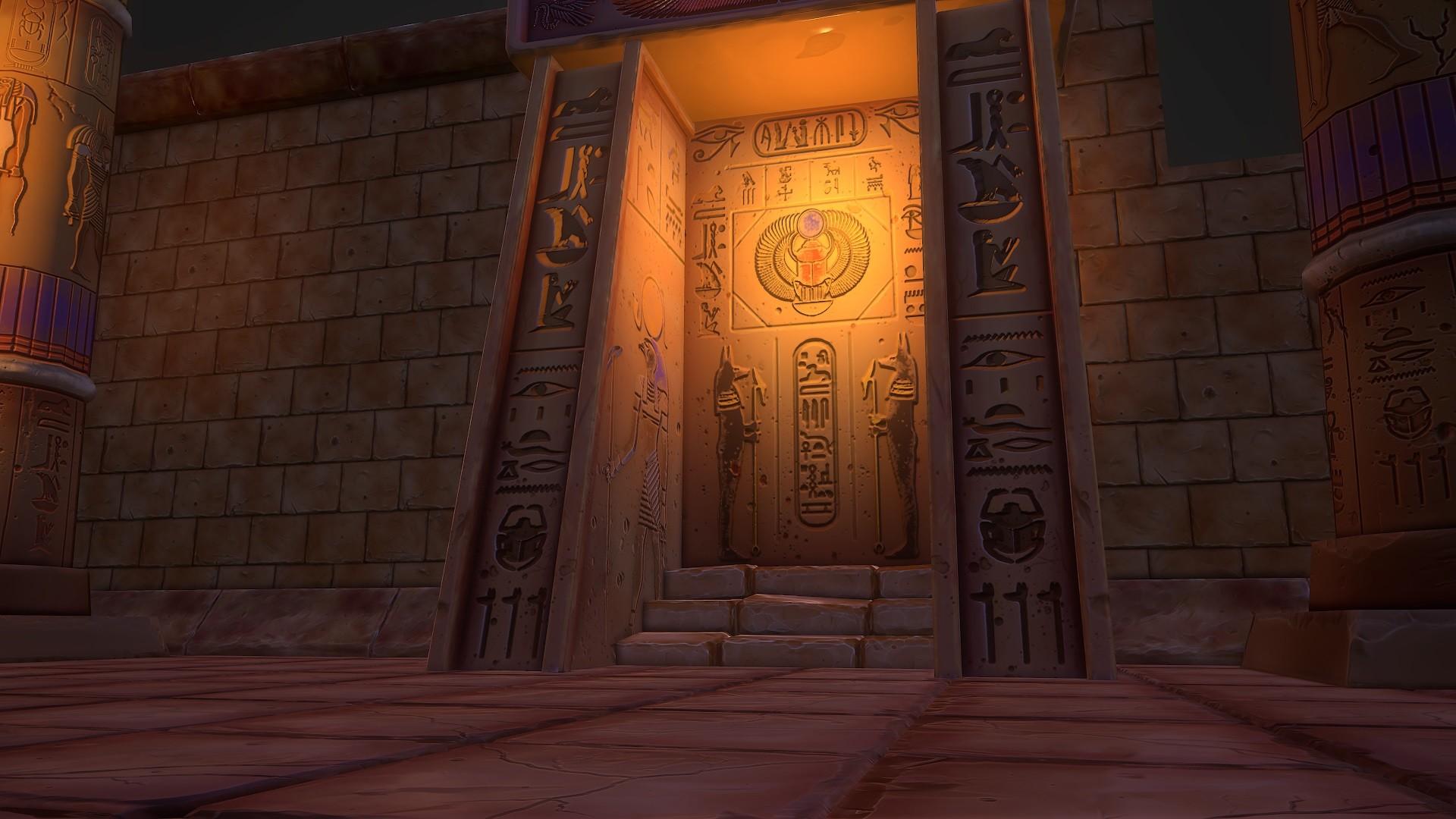 1920x1080 Stylized Egyptian Tomb, Daniel Carter