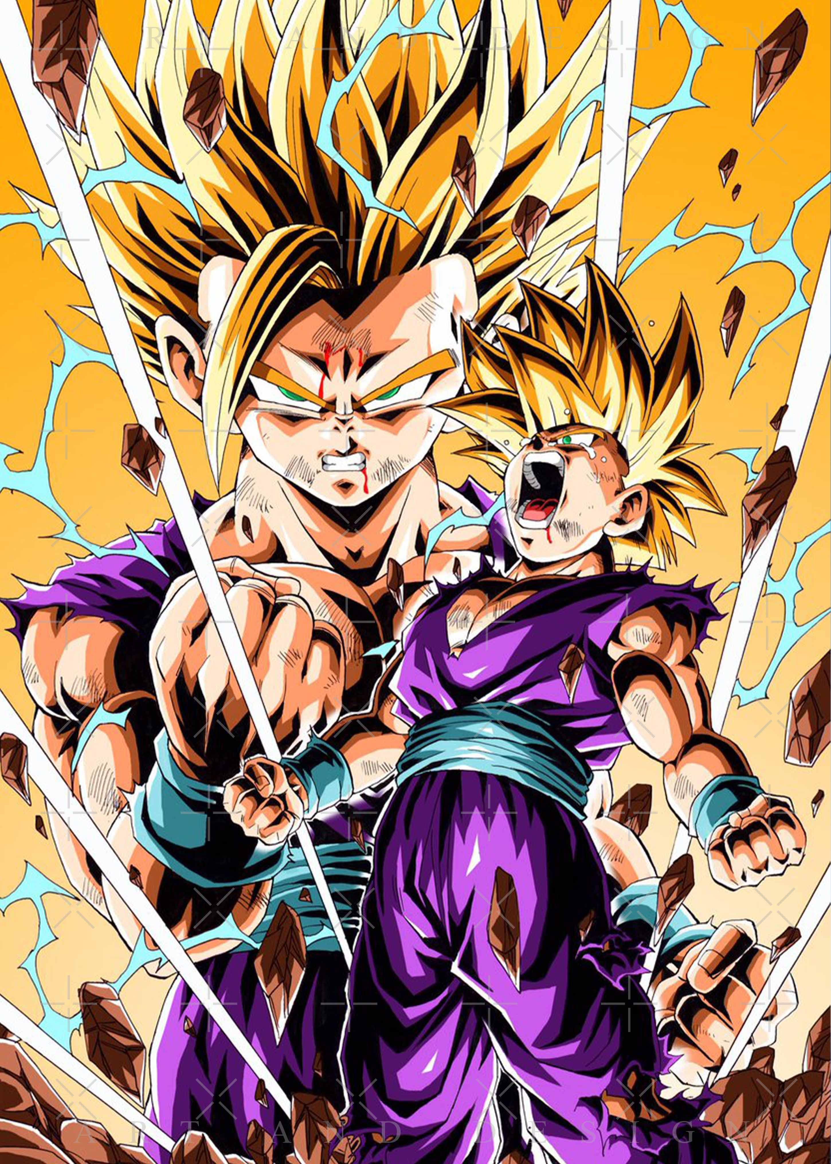 2900x4060 Gohan Super Saiyan Dragon Ball Photographic Print by ArtandDesignI. Anime dragon ball super, Dragon ball wallpaper, Dragon ball super artwork