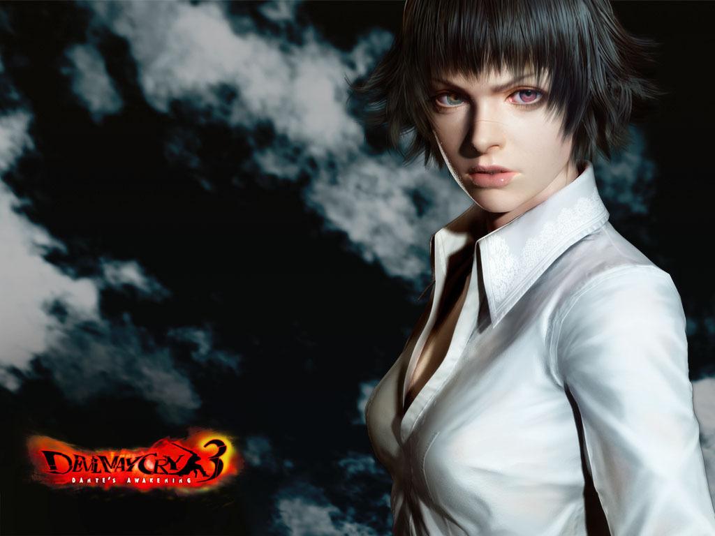 1024x768 Lady May Cry 3 Wallpaper