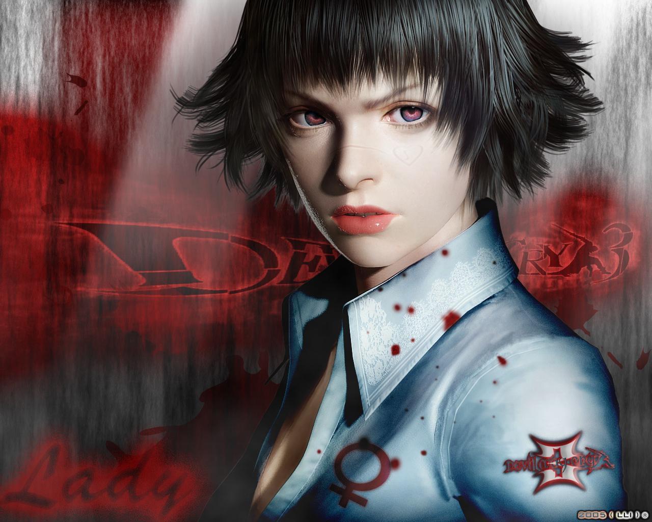 Lady DMC3  Lady, Personagens de games, Devil may cry