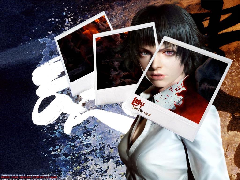 1024x768 Lady May Cry Wallpaper
