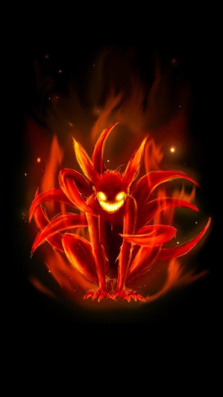 720x1280 Anime Nine Tail Fox Wallpaper