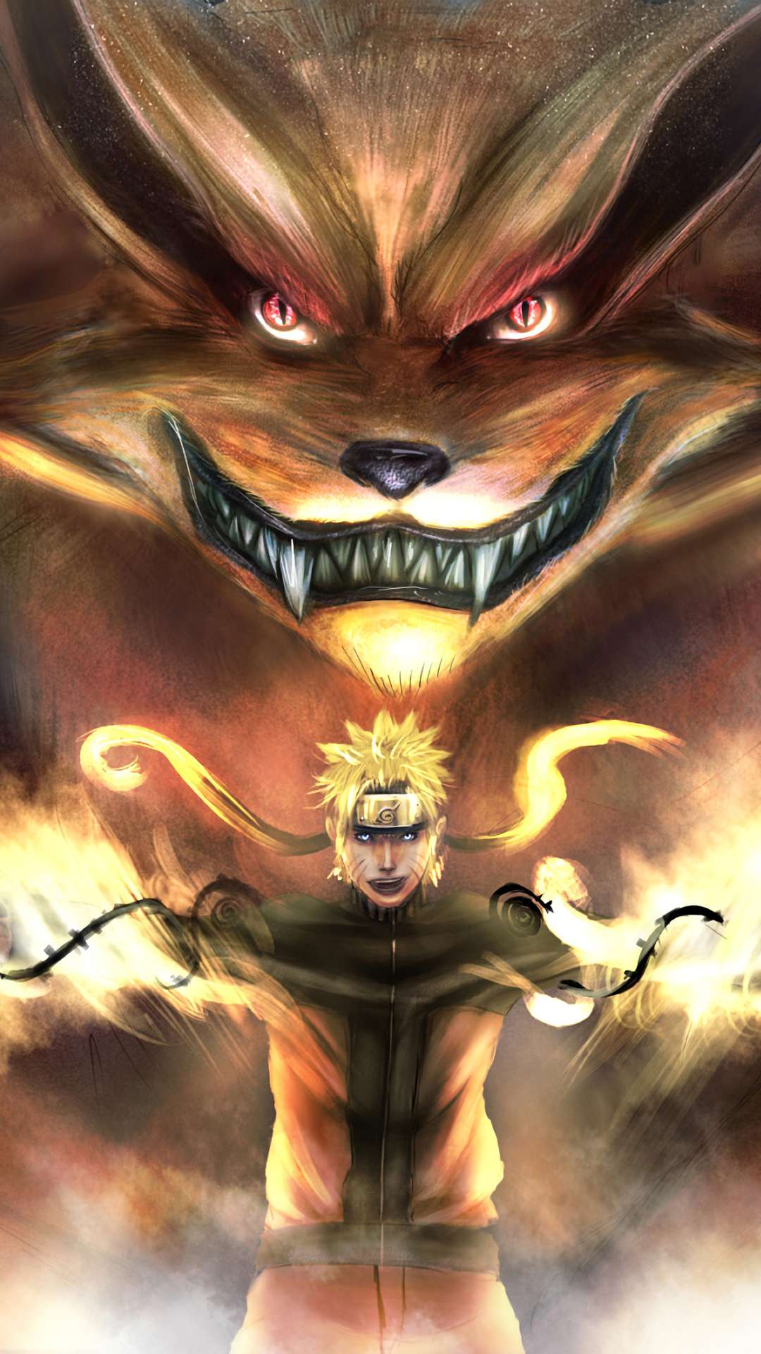 1080x1920 Kurama Wallpaper for iPhone and Android