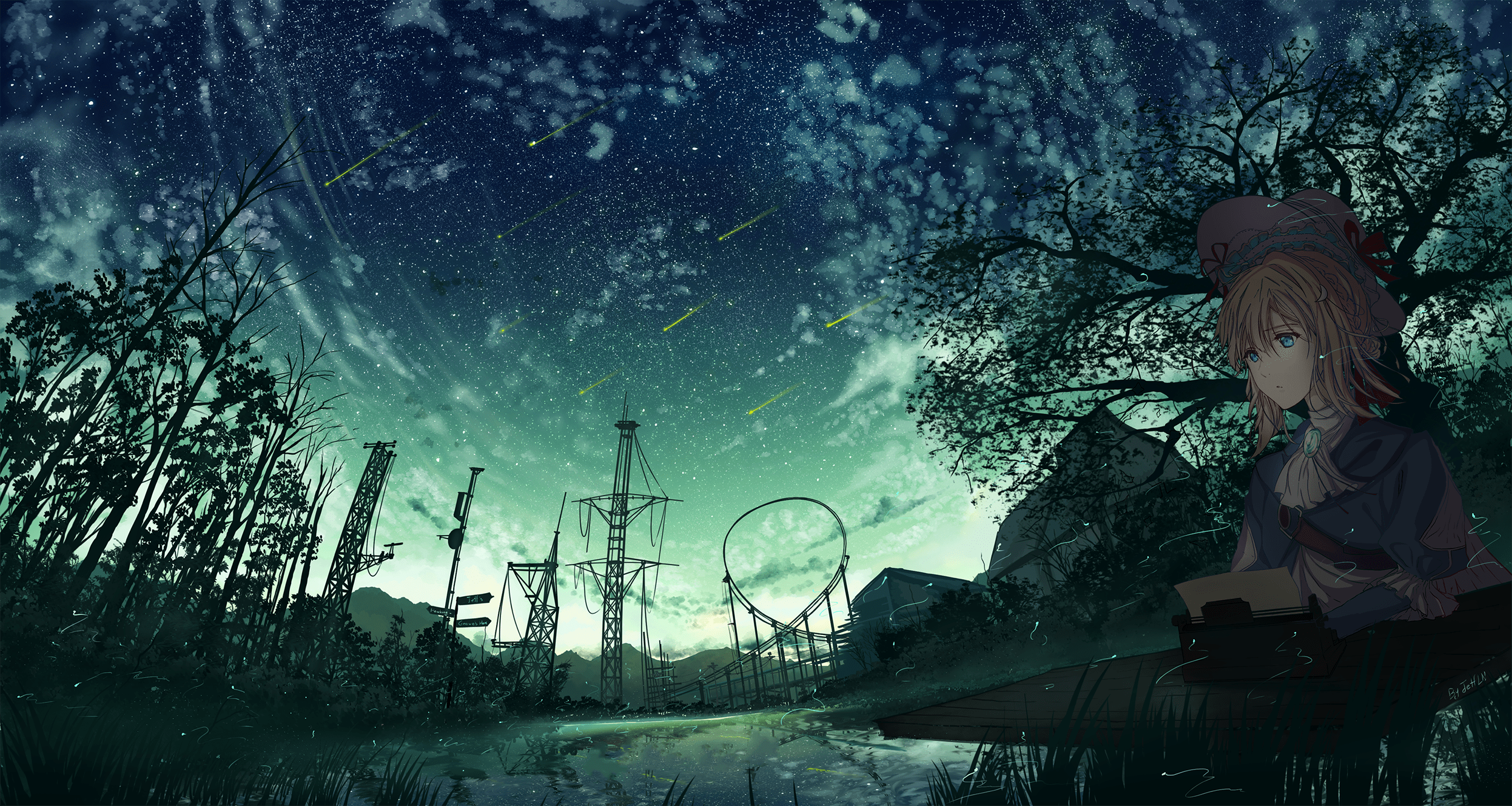 2493x1329 violet evergarden. Violet evergarden wallpaper, Background image wallpaper, Anime wallpaper