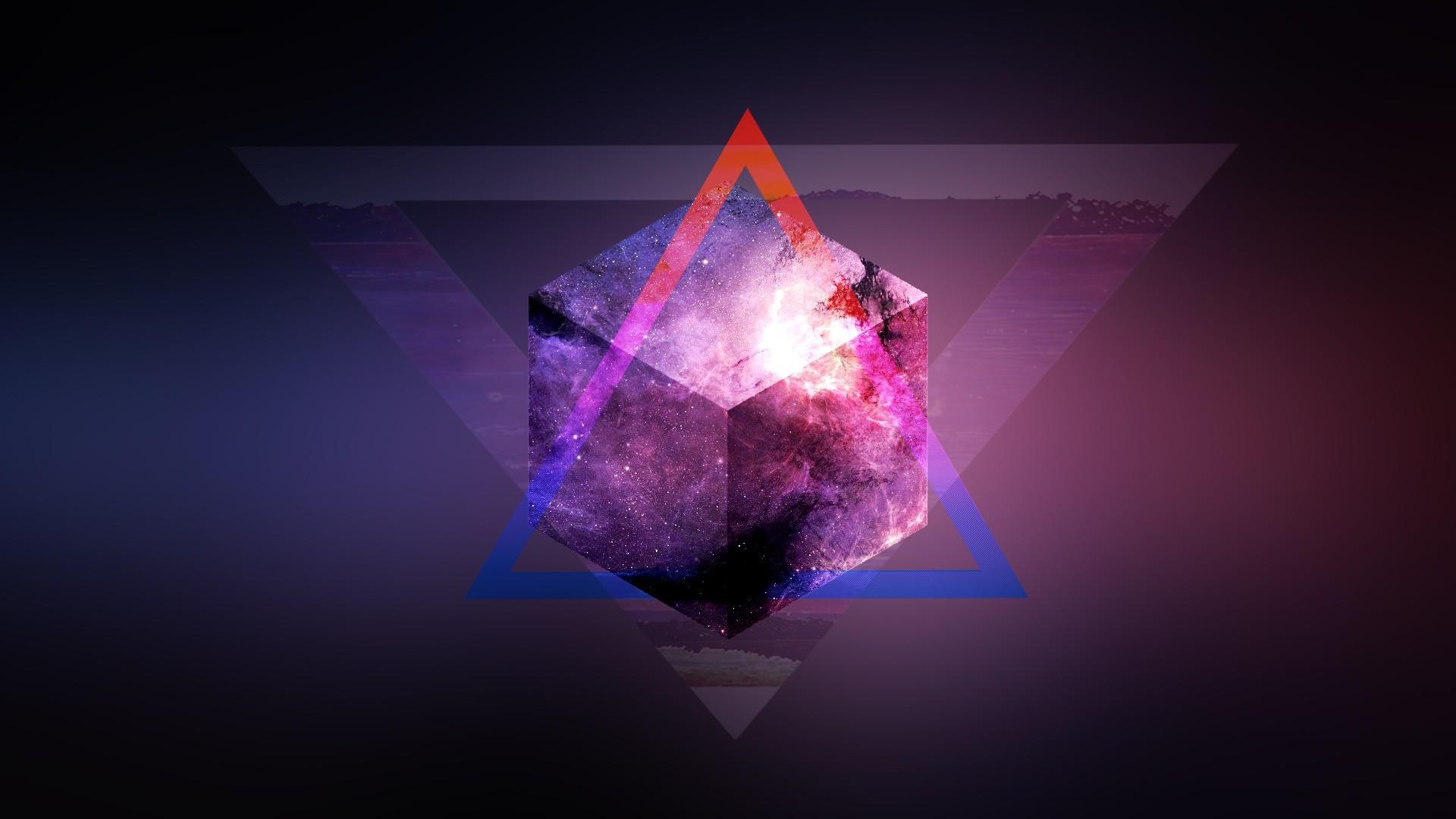 1920x1080 1920x1080 space mix up purple triangle blurred 3D wallpaper JPG 174 kB