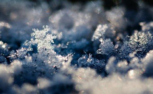 489x300 Snow Crystal Landscape Desktop Background Wallpaper