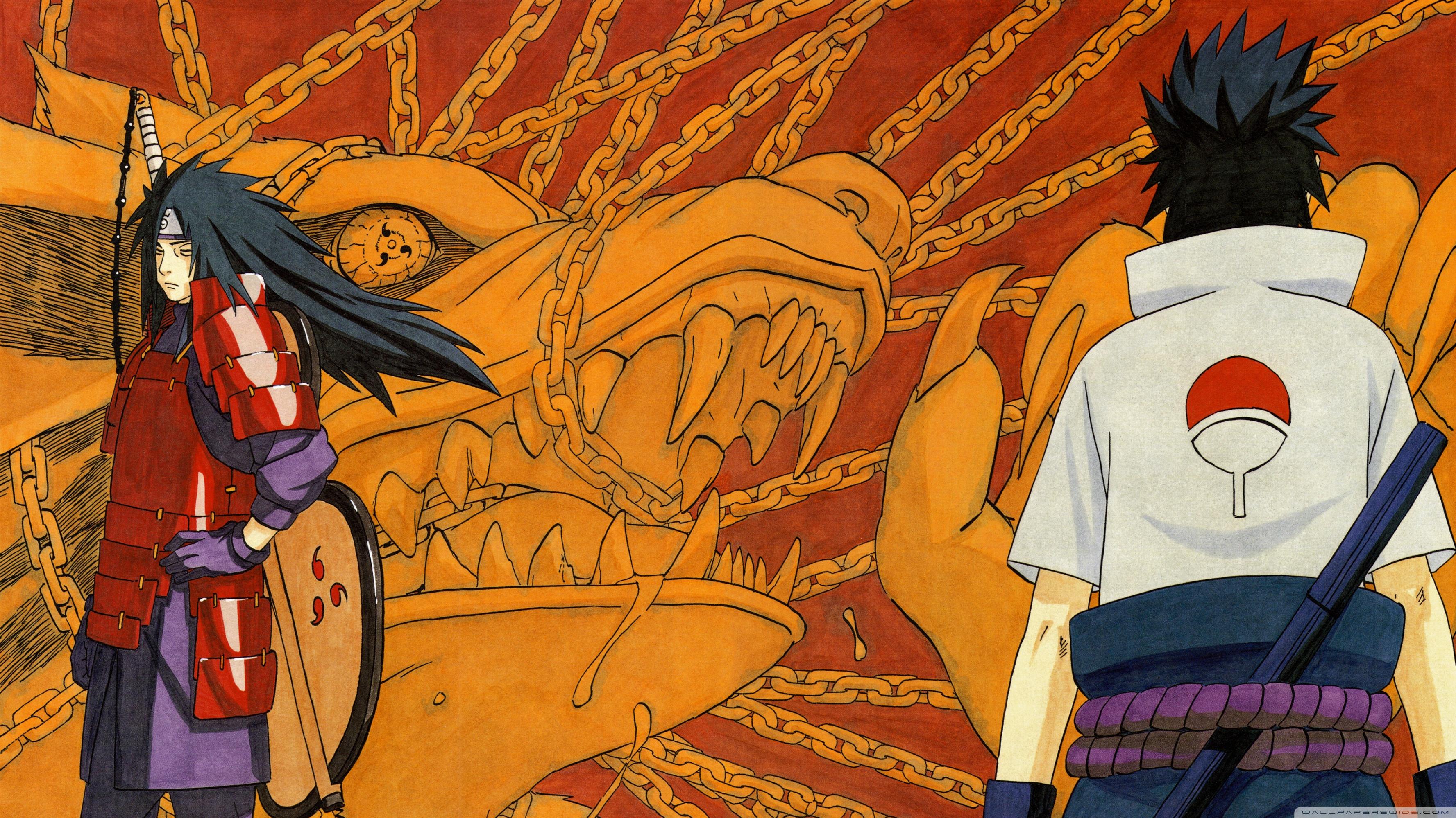 3554x1999 Naruto & Madara Uchiha Ultra HD Desktop Background Wallpaper for 4K UHD TV : Widescreen & UltraWide Desktop & Laptop : Tablet
