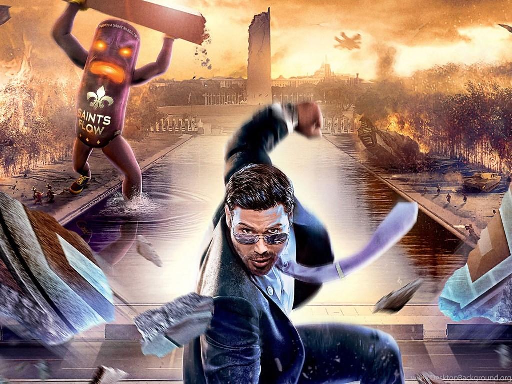 1024x768 Saints Row IV HD Wallpaper Desktop Background