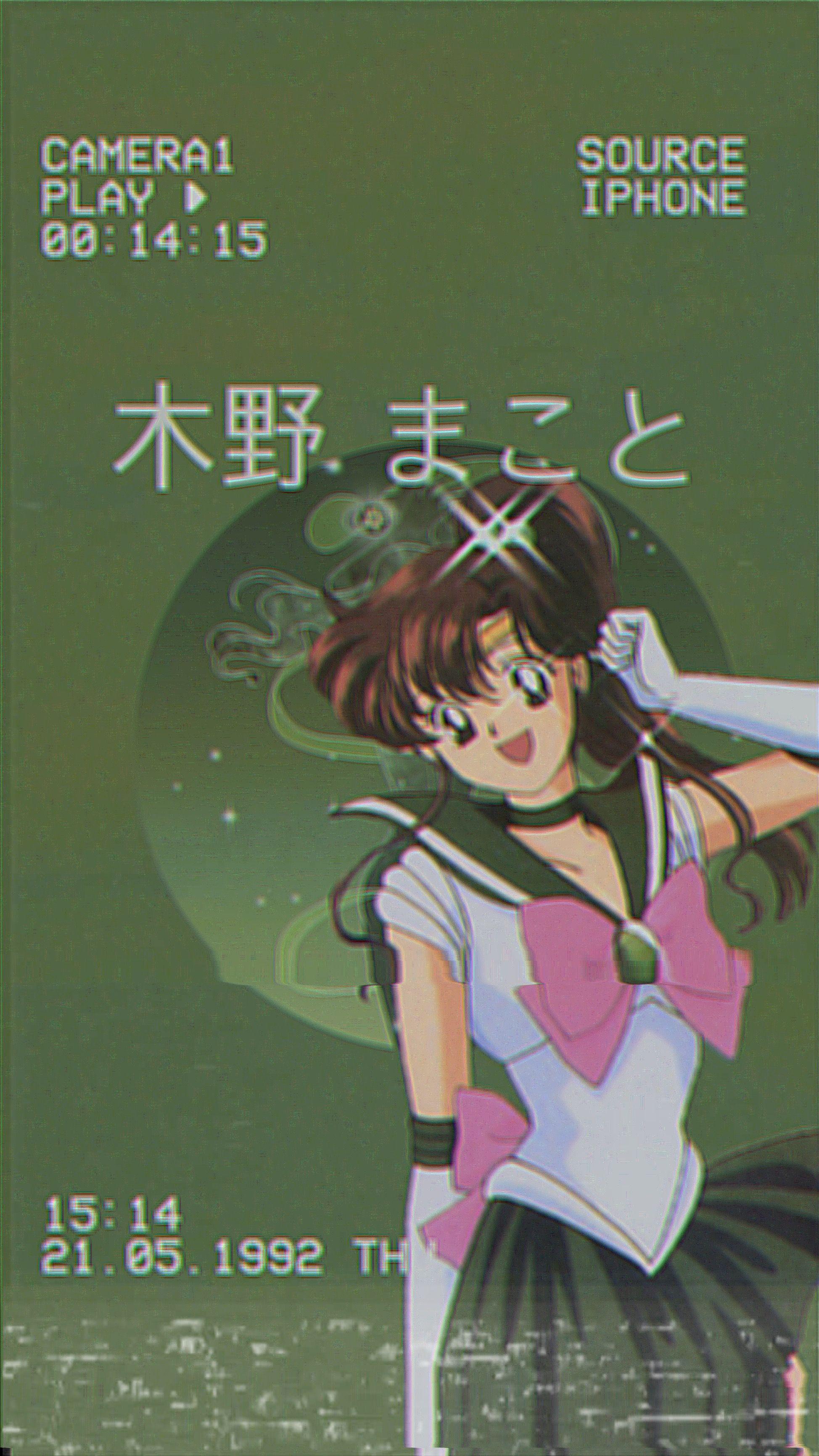 Sailor Jupiter Anime Girl 4K Phone iPhone Wallpaper 5660b