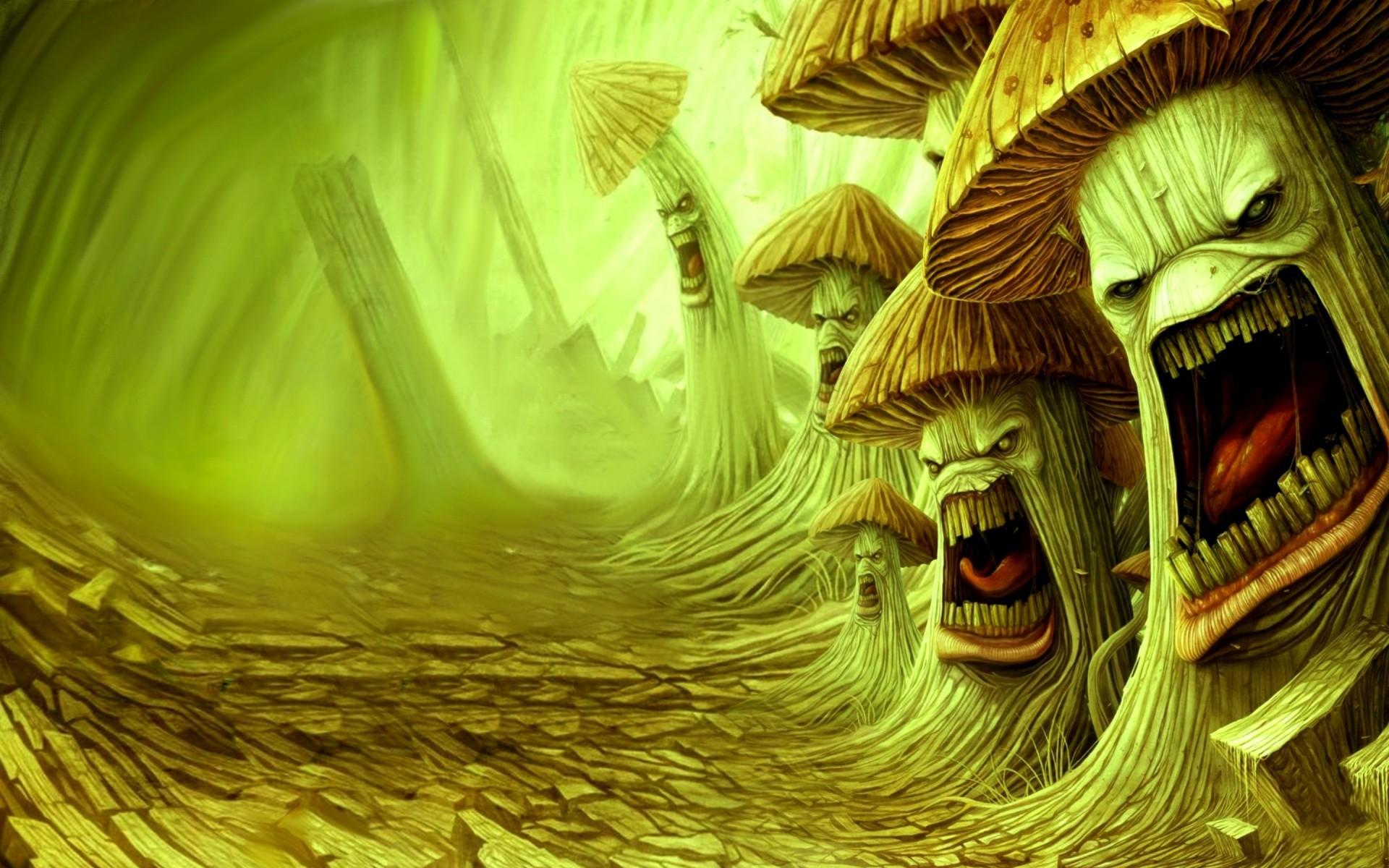 1920x1200 #open mouth, #Infected Mushroom, #digital art, #teeth, #angry, #Army of Mushrooms, #mushroom, #tongues, wallpaper. Mocah HD Wallpaper