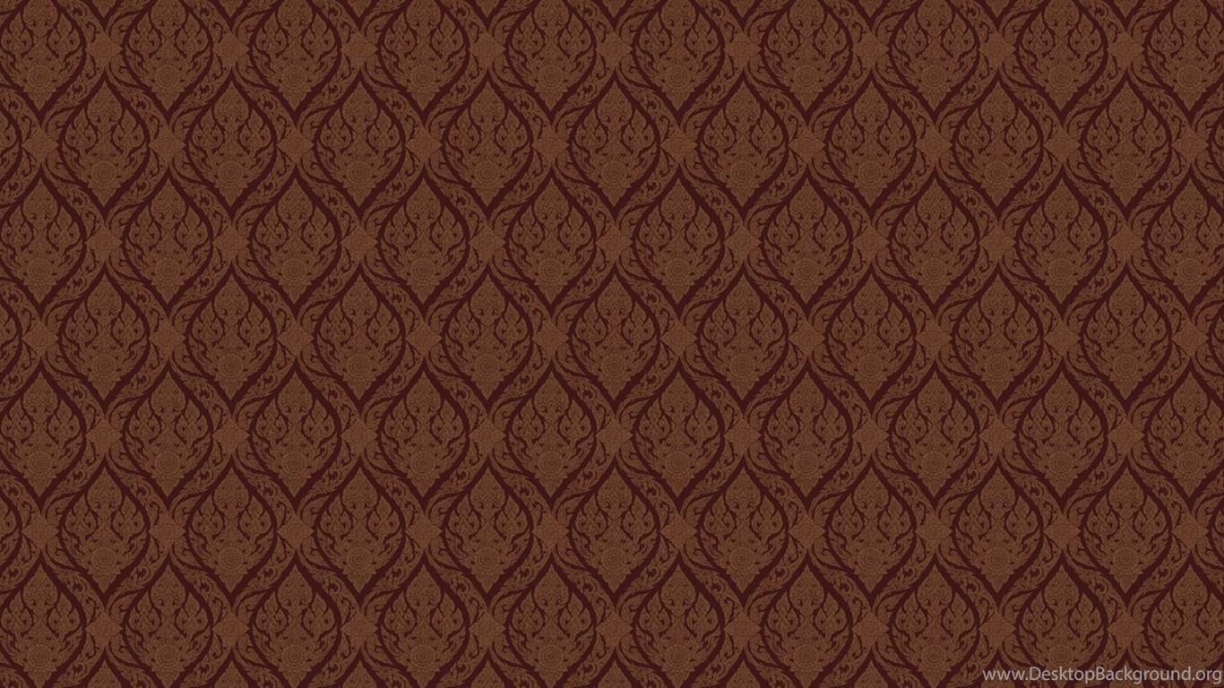 1366x768 WC 4009 thai designs wall pattern a fire2 Desktop Background