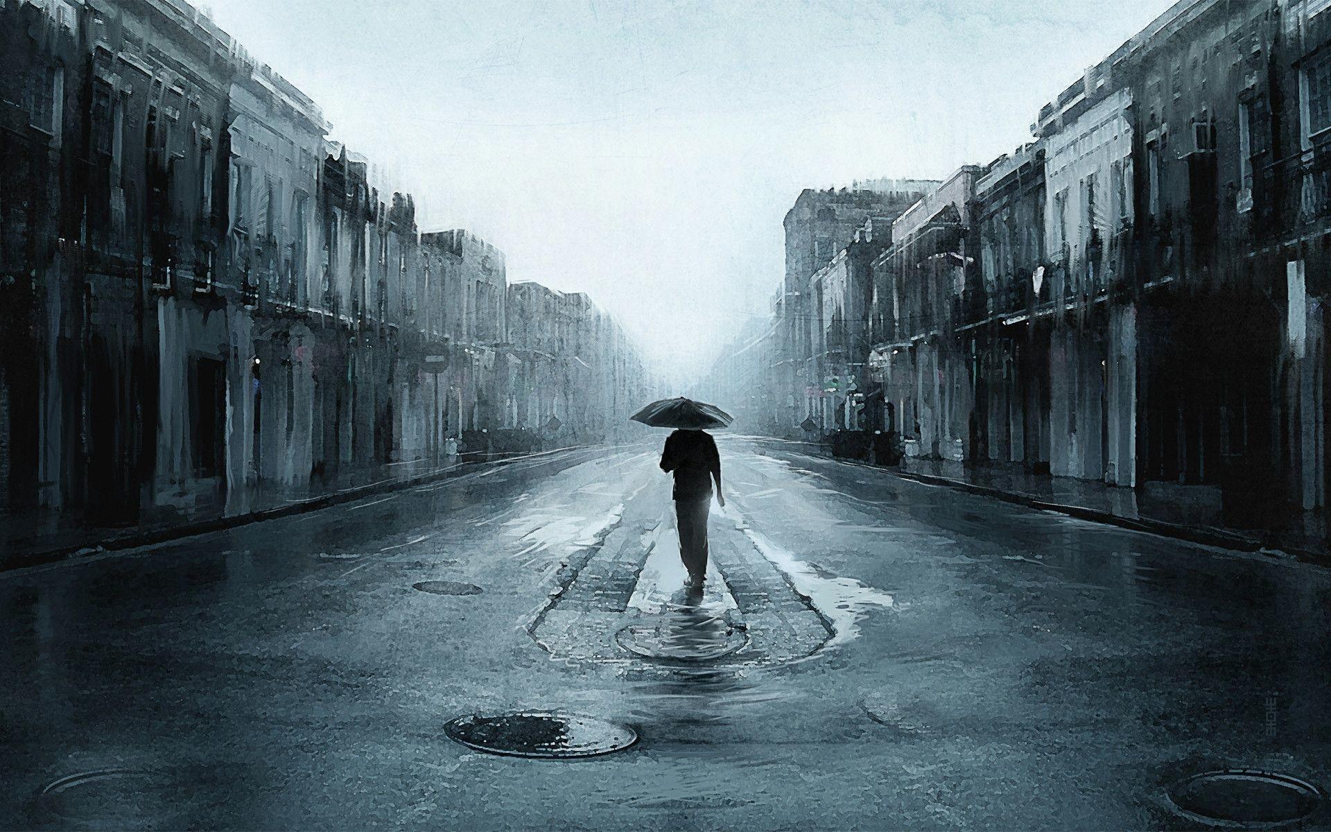 1920x1200 HD Rain