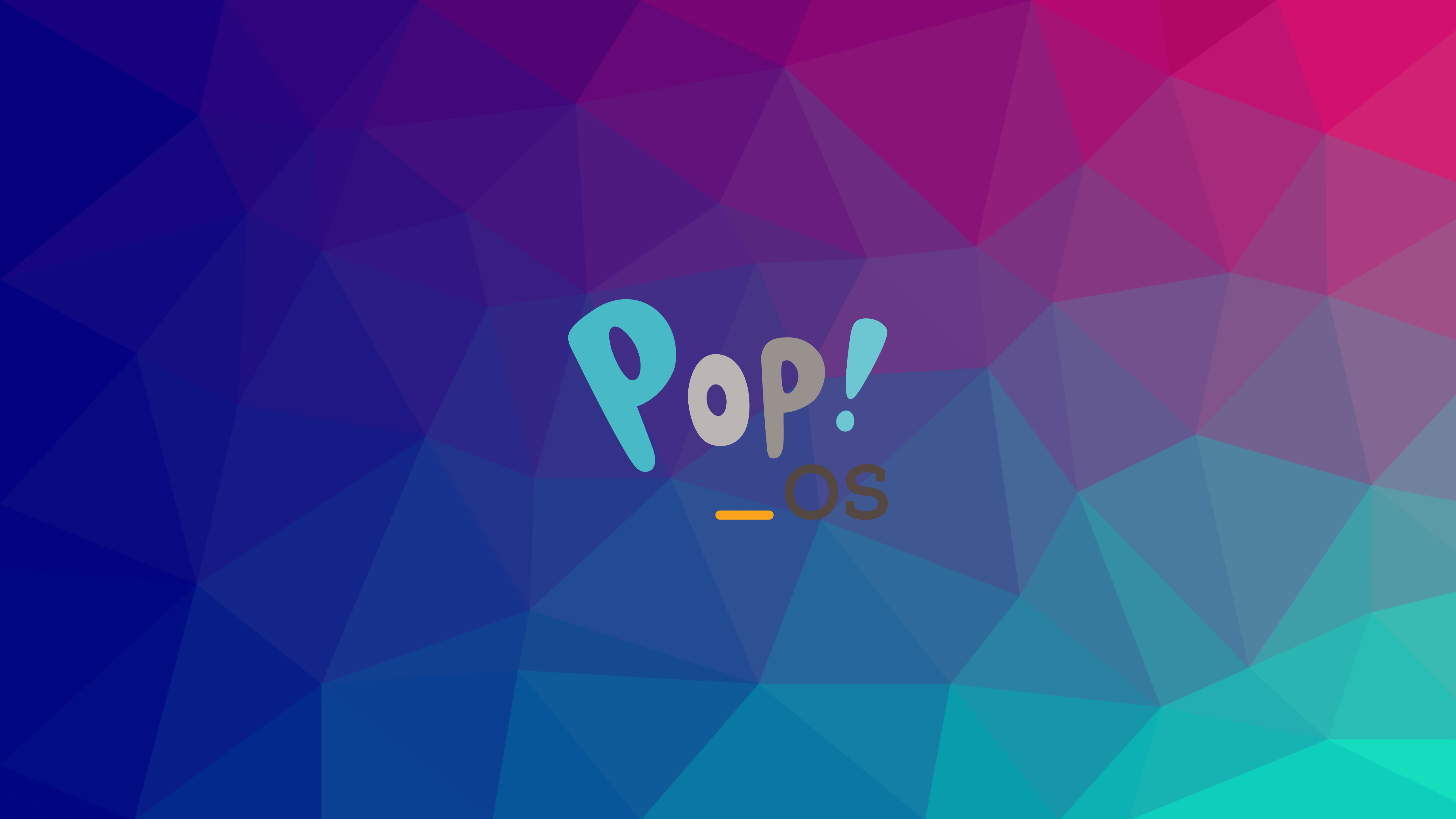 4865x2737 Linux Pop OS Abstract Digital Wallpaper:4865x2737