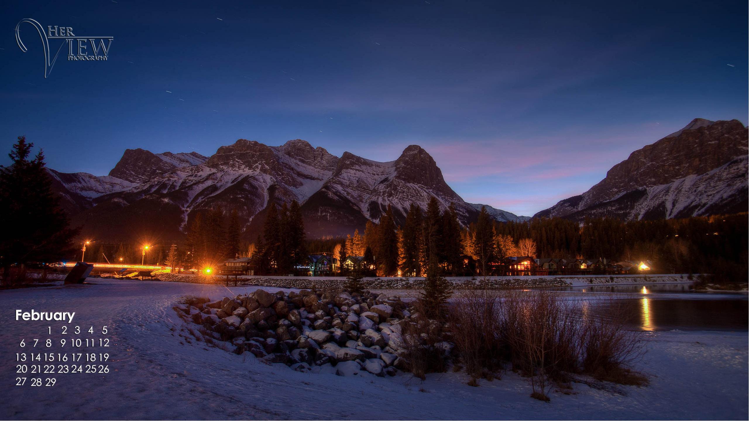 2560x1440 Rocky Mountains Wallpaper Winter