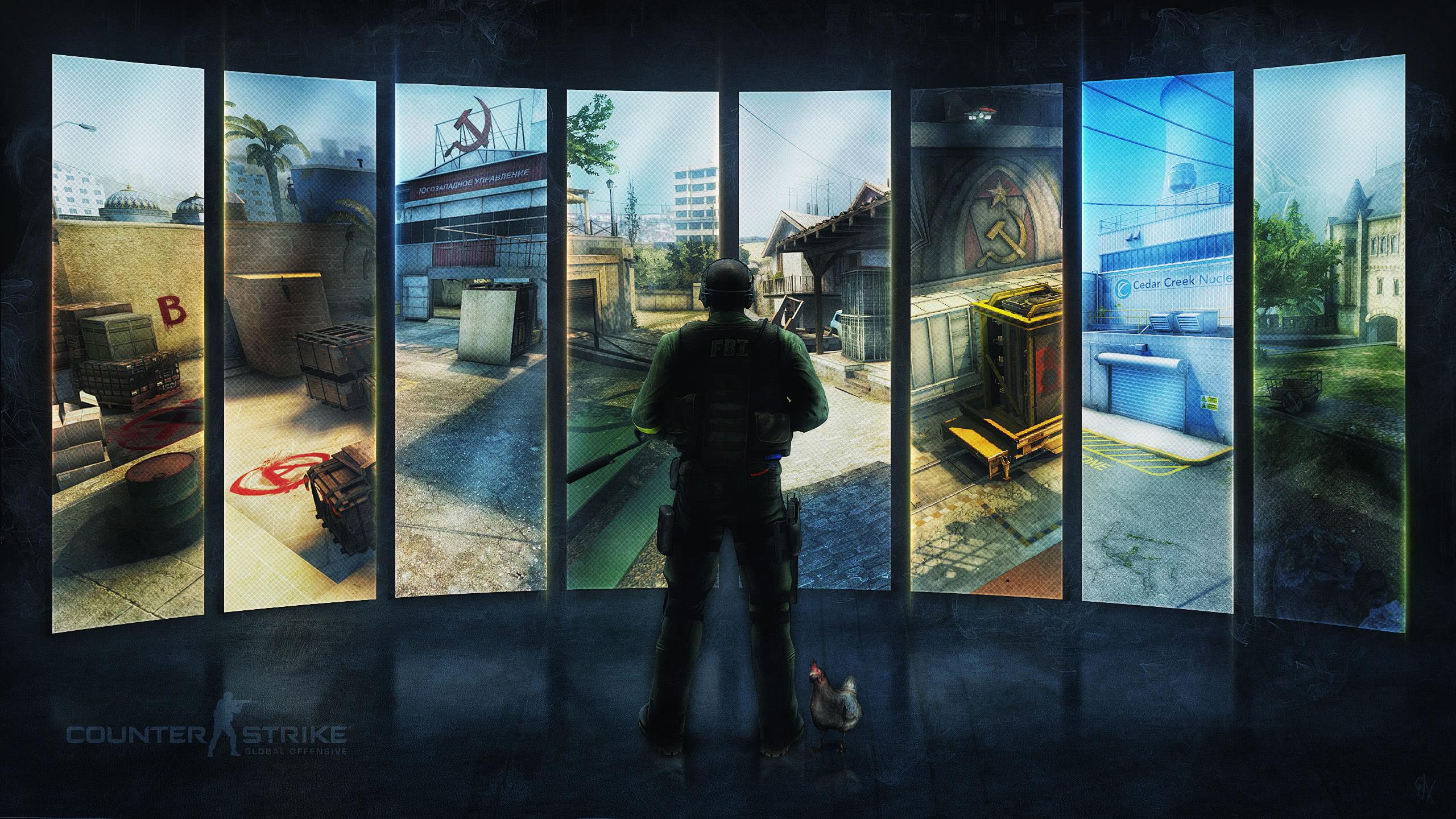 2560x1440 Counter Strike Global Offensive CS:GO FBI WQHD 1440P Wallpaper
