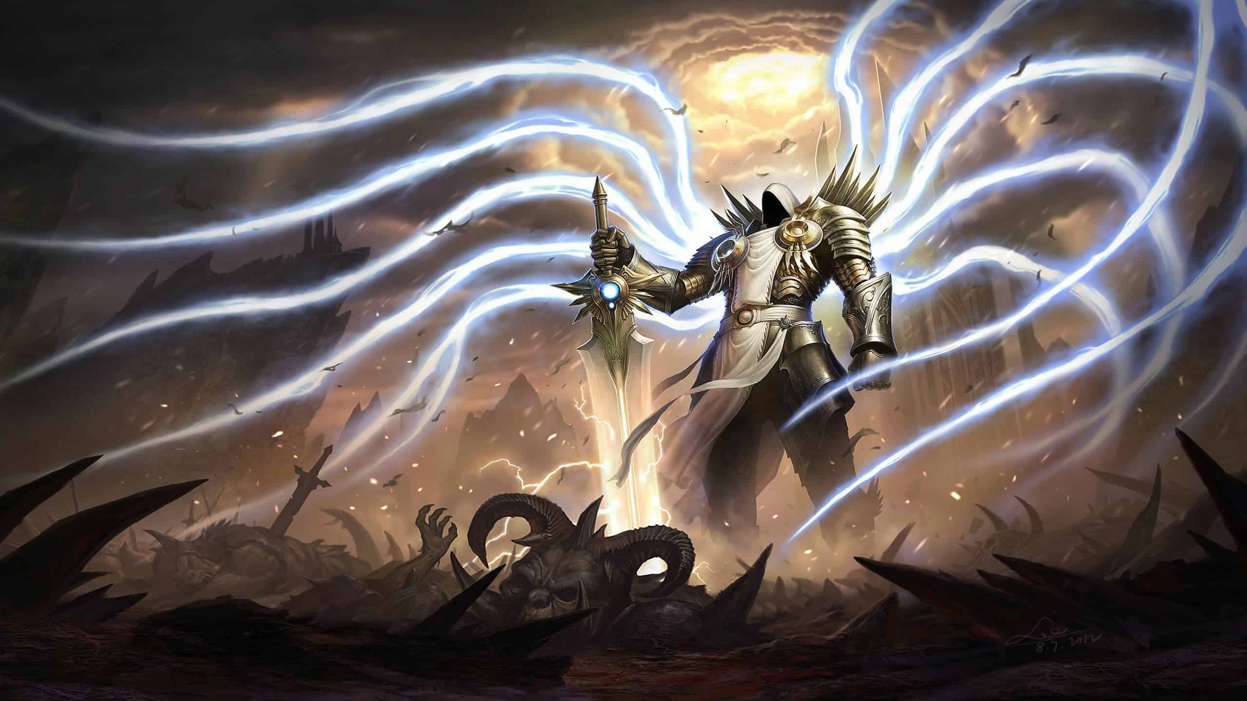 2560x1440 Diablo 3 Tyrael WQHD 1440p Wallpaper