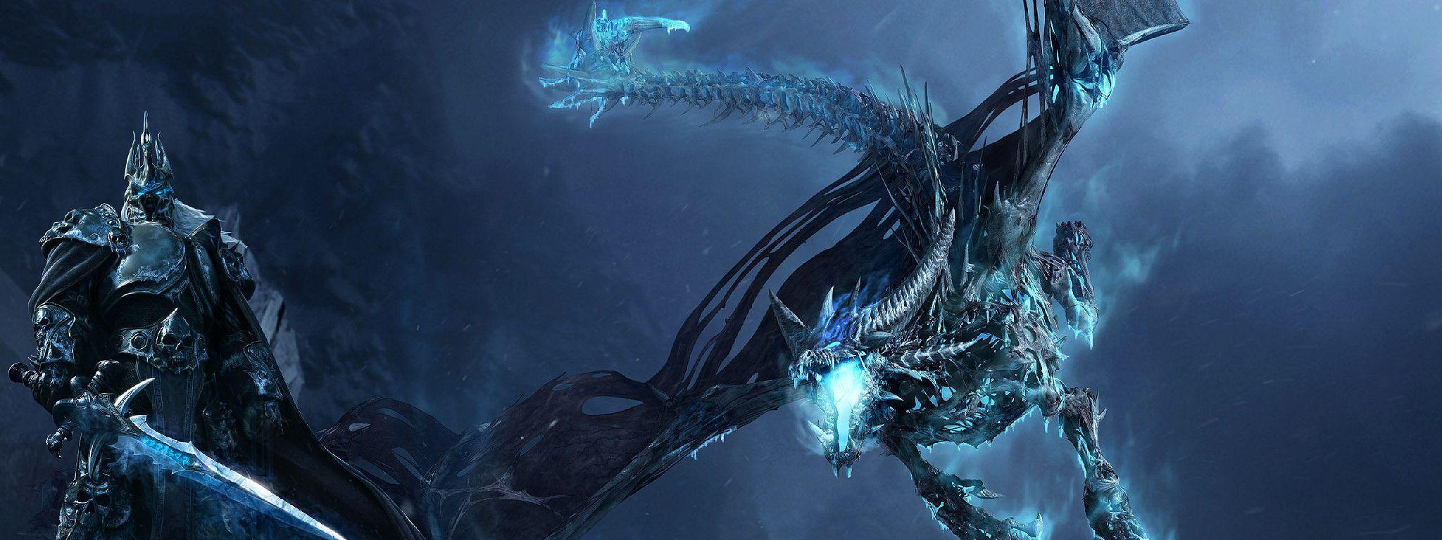 2048x768 Warcraft Dual Monitor Wallpaper