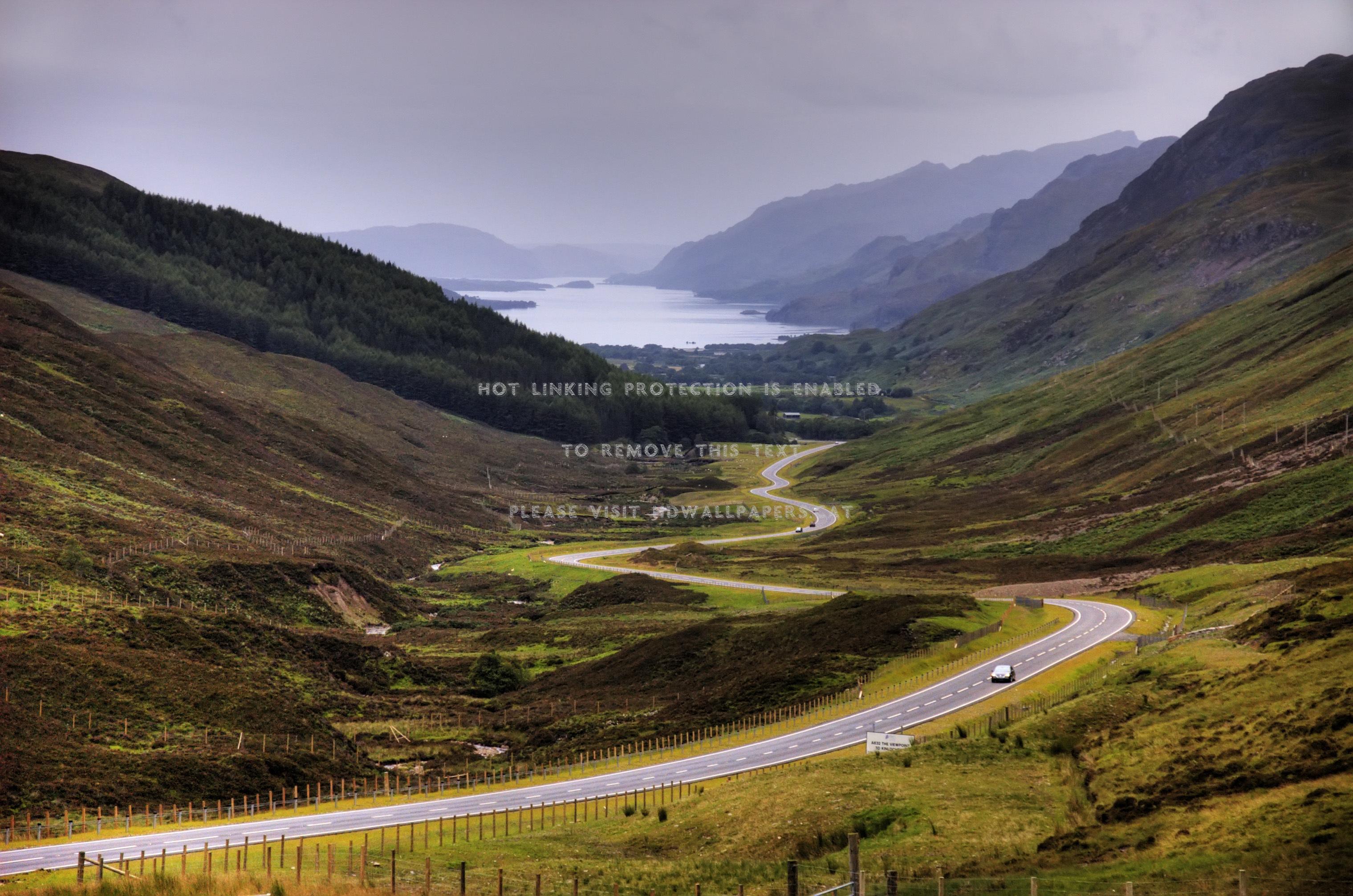 3039x2014 Scotland Scottish Highlands Lakes Lochs