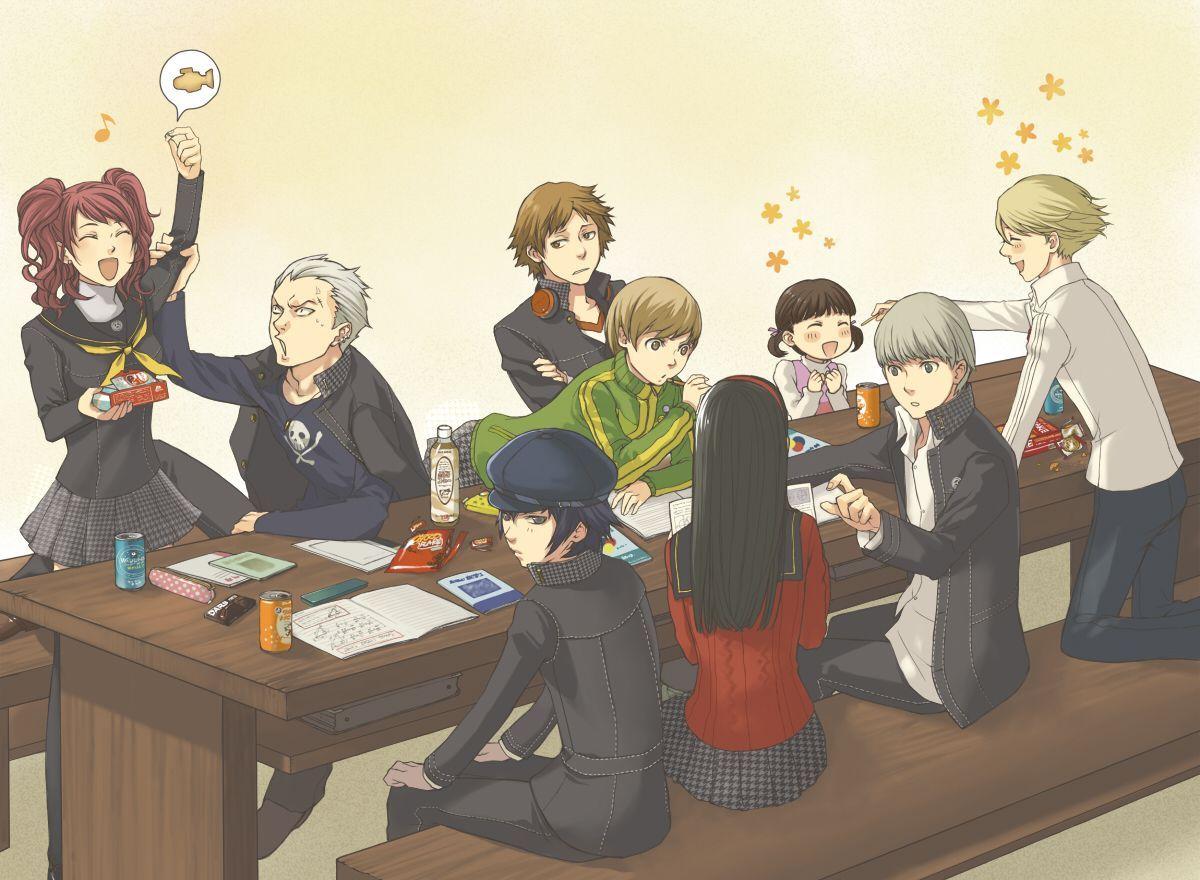 1200x880 Persona 4 wallpaper. Persona 4 funny kawaii =)))