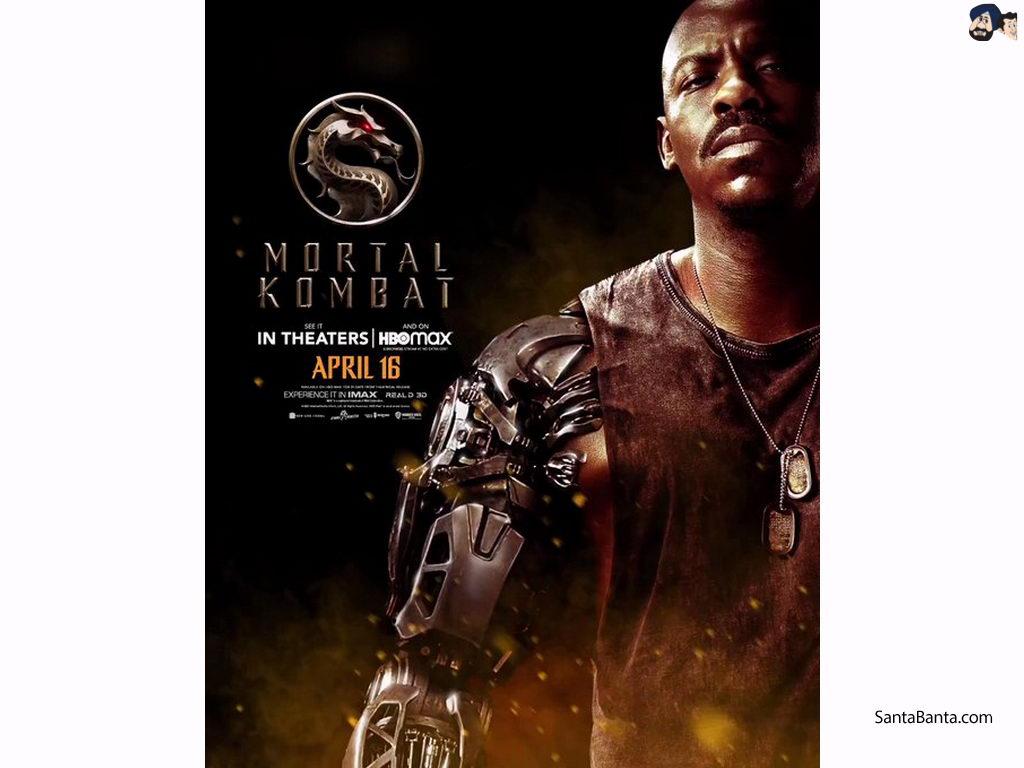 1024x768 Character poster of Mehcad Brooks as Jax Briggs in `Mortal Kombat`