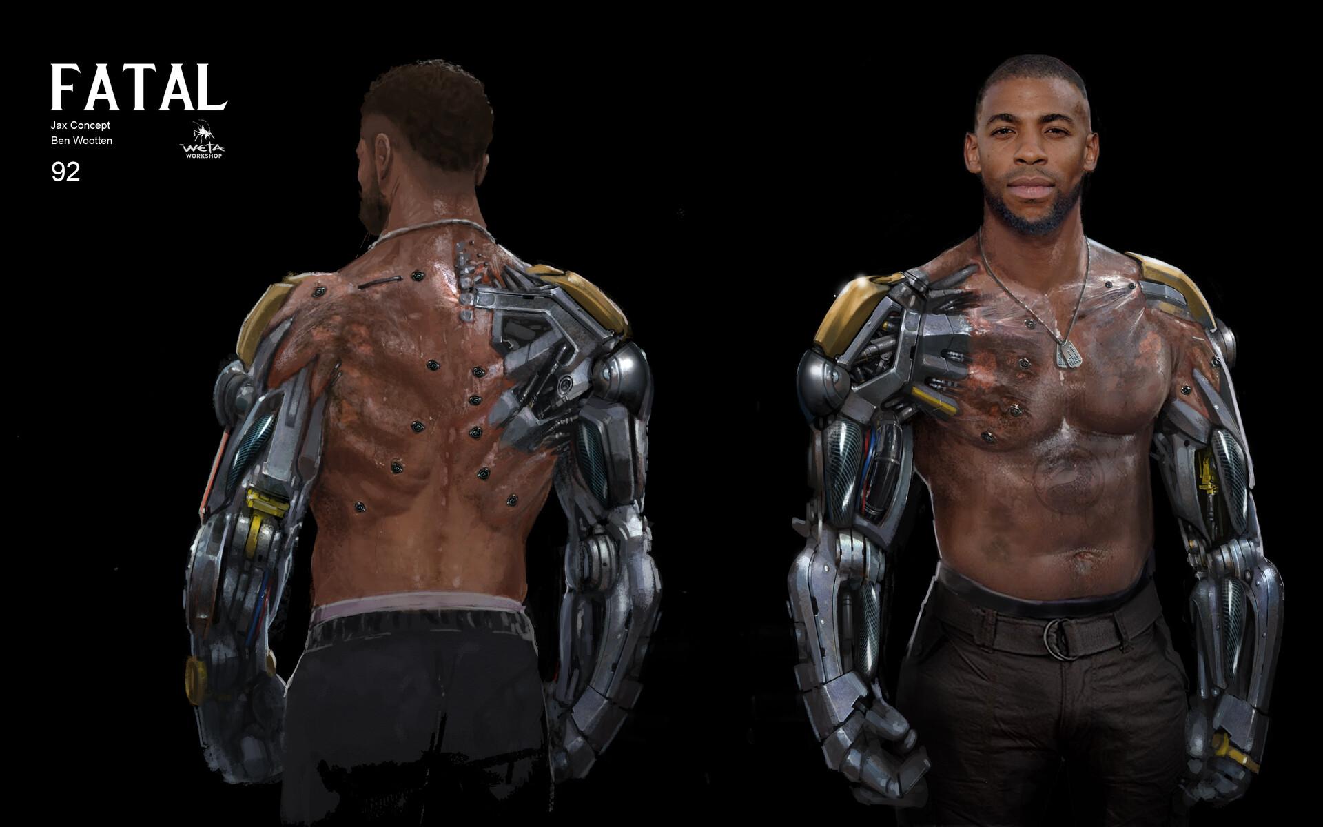 1920x1200 Jax Arms, Mortal Kombat, Ben Wootten