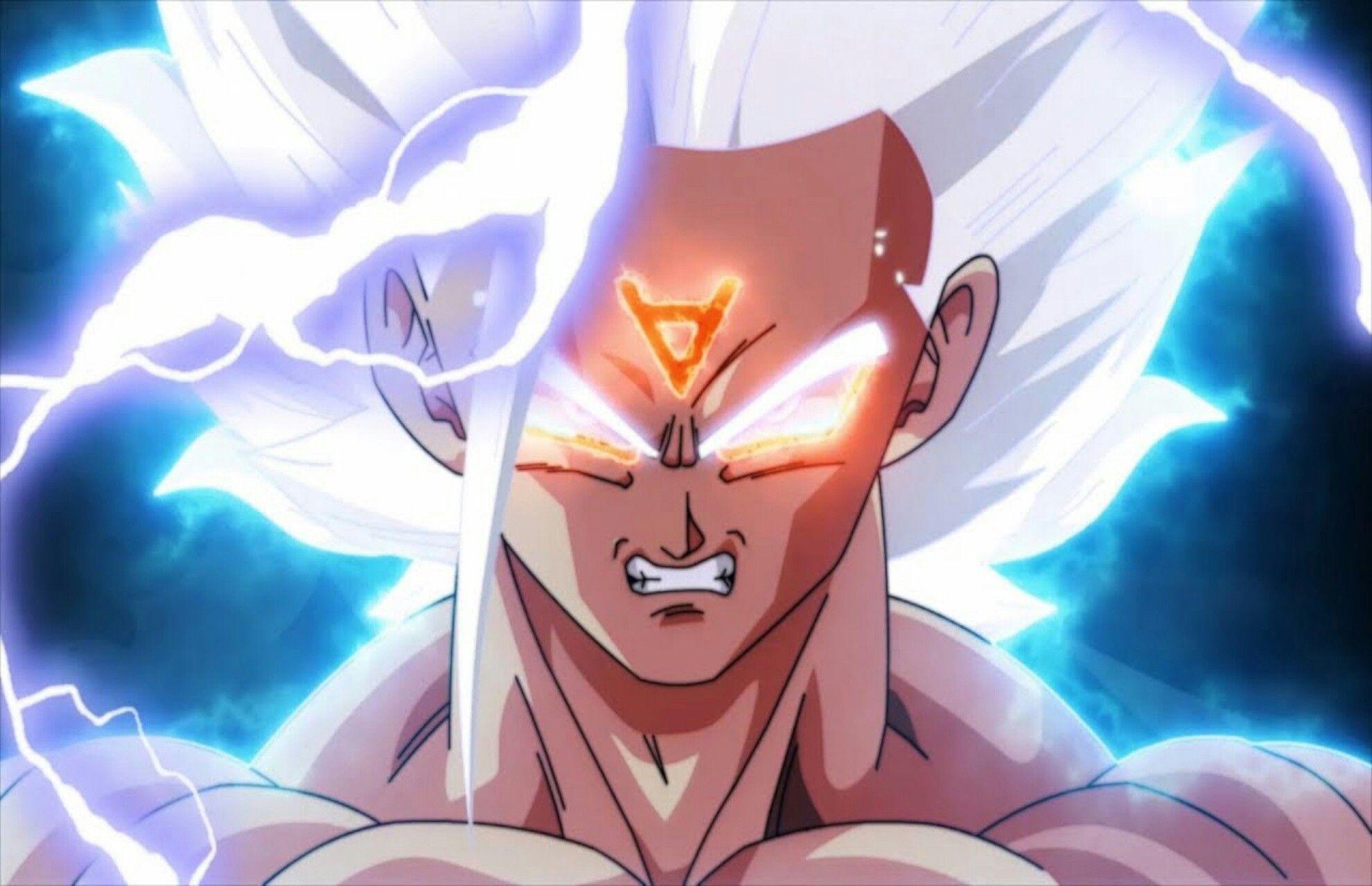 Goku's long hair in his god form - wide 7