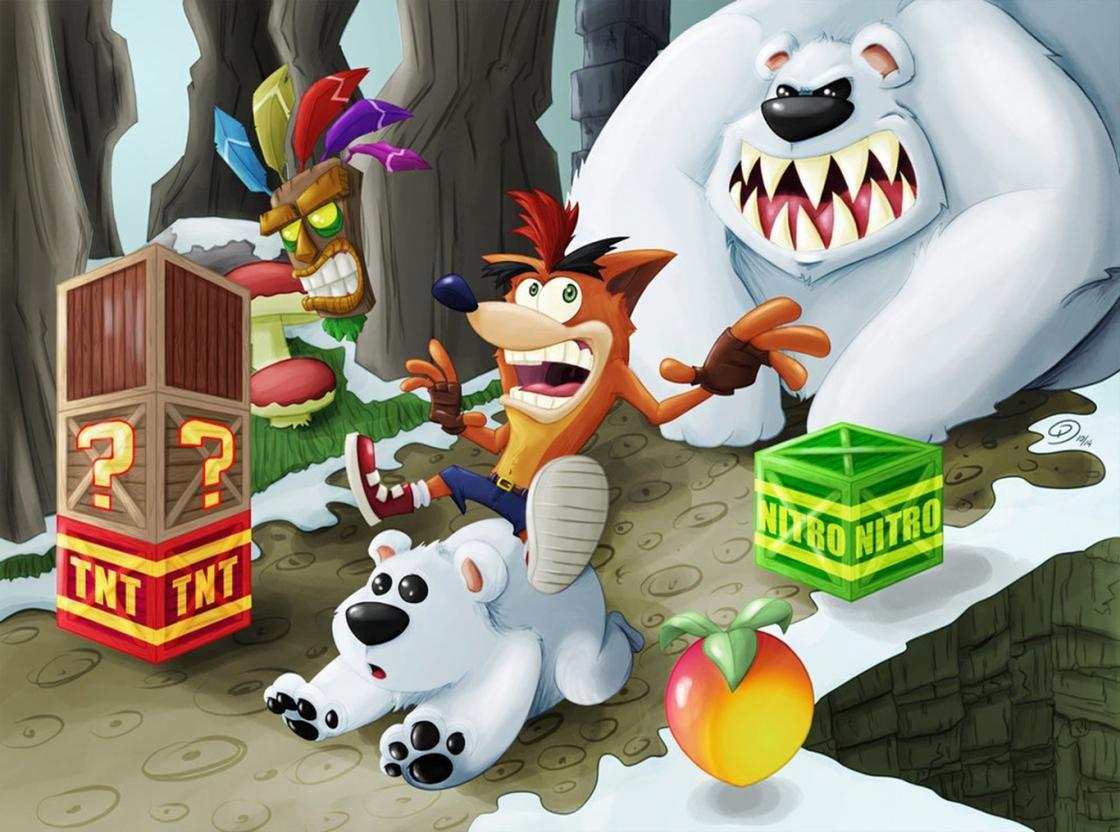 1120x832 Crash Bandicoot wallpaper HD for desktop background