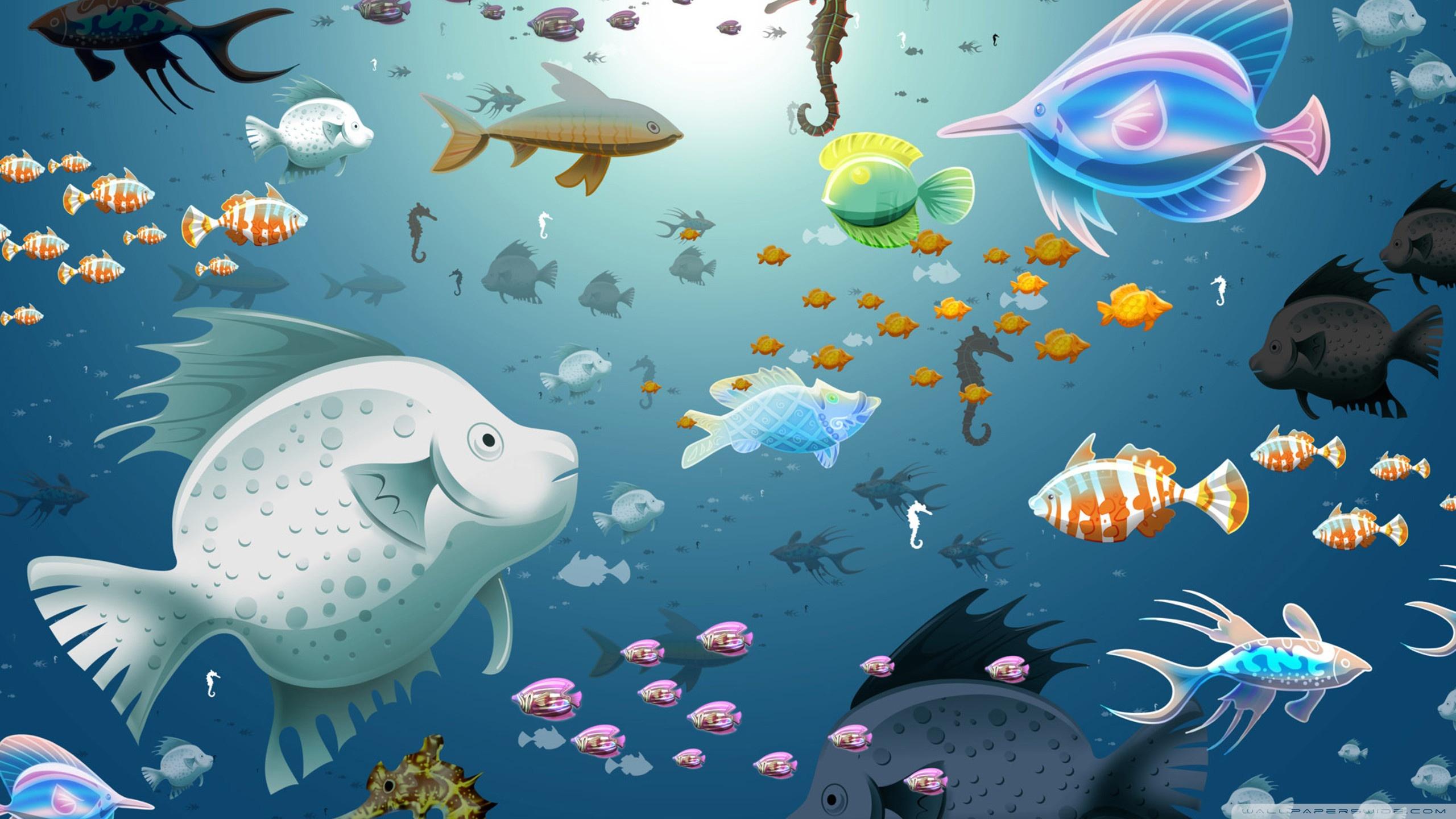 2560x1440 Fish Ultra HD Desktop Background Wallpaper for 4K UHD TV : Widescreen & UltraWide Desktop & Laptop : Multi Display, Dual Monitor : Tablet