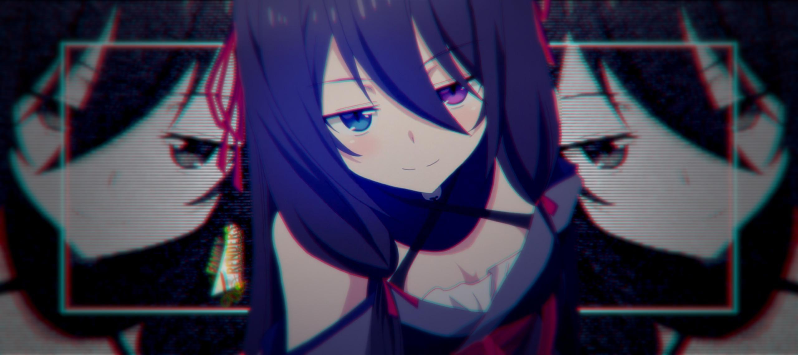 2560x1140 Aesthetic Anime Girl Computer Wallpaper
