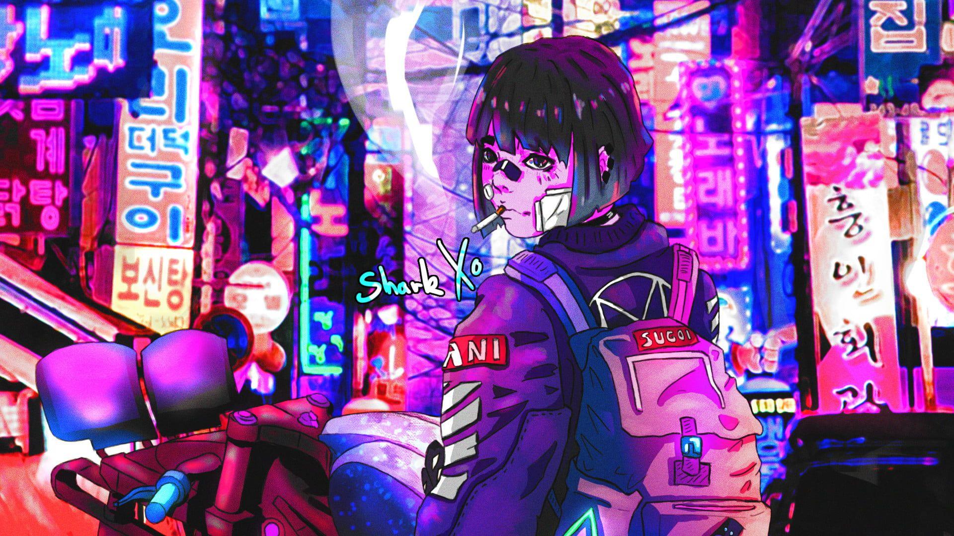 1920x1080 anime #vaporwave P #wallpaper #hdwallpaper #desktop. HD anime wallpaper, Vaporwave wallpaper, Anime wallpaper