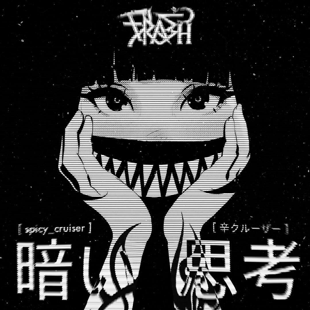 1080x1080 Black Aesthetic Anime Wallpaper