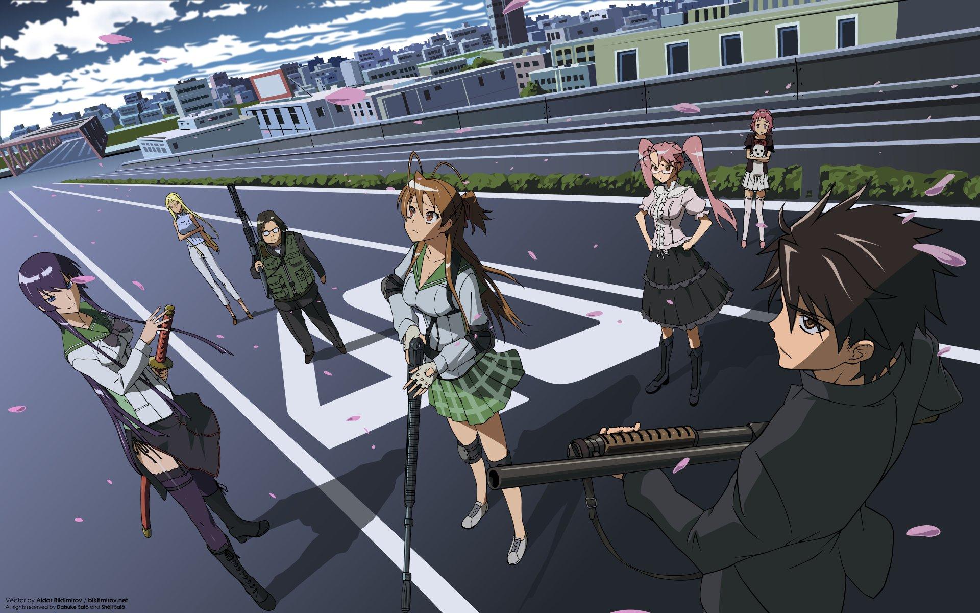 1920x1200 4K Ultra HD Highschool Of The Dead Wallpaper and Background Image