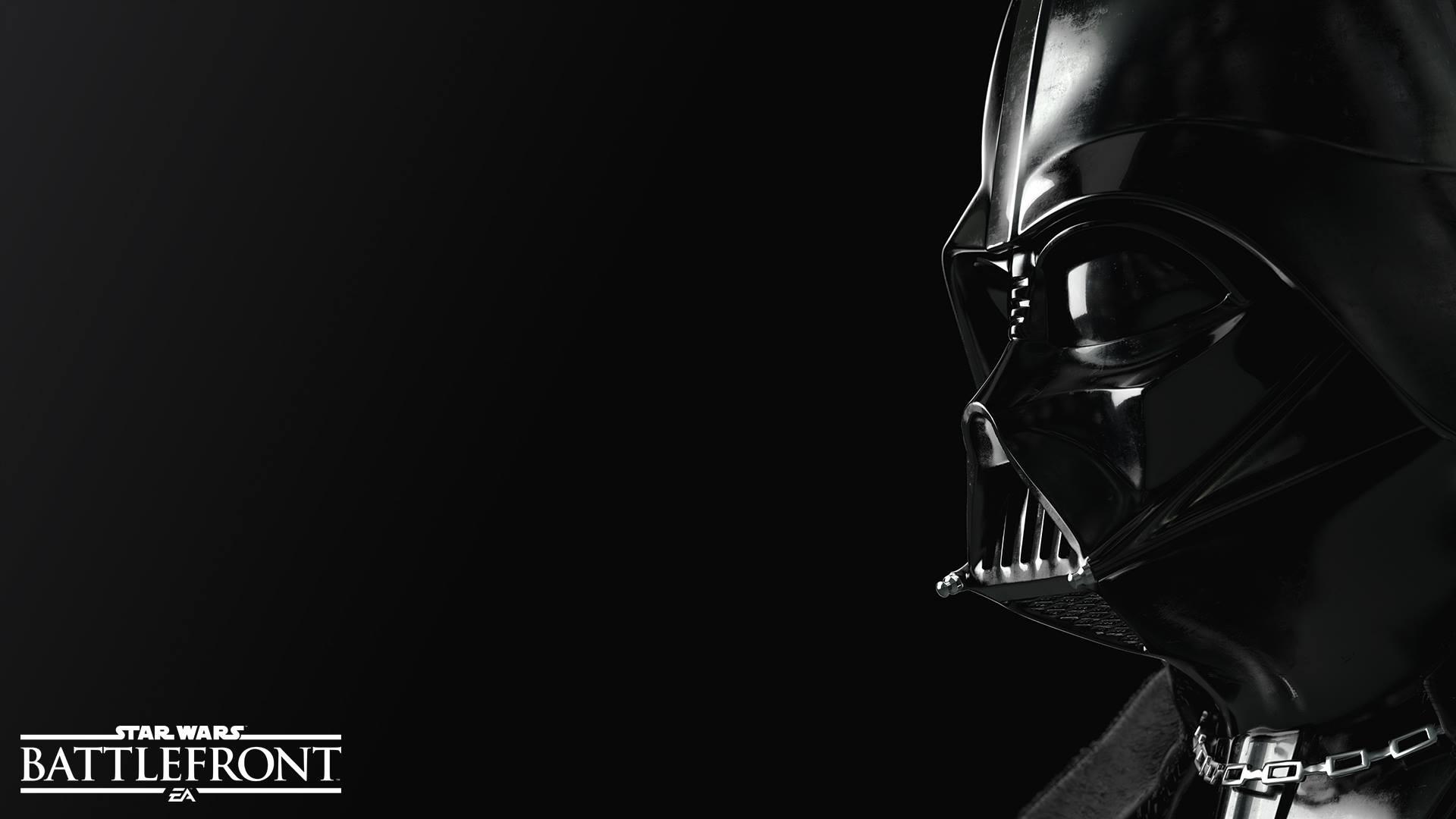 1920x1080 #dark, #Darth Vader, #Sith, #Star Wars, #video games, #black, #Star Wars: Battlefront, #Galactic Empire, #simple background, wallpaper. Mocah HD Wallpaper