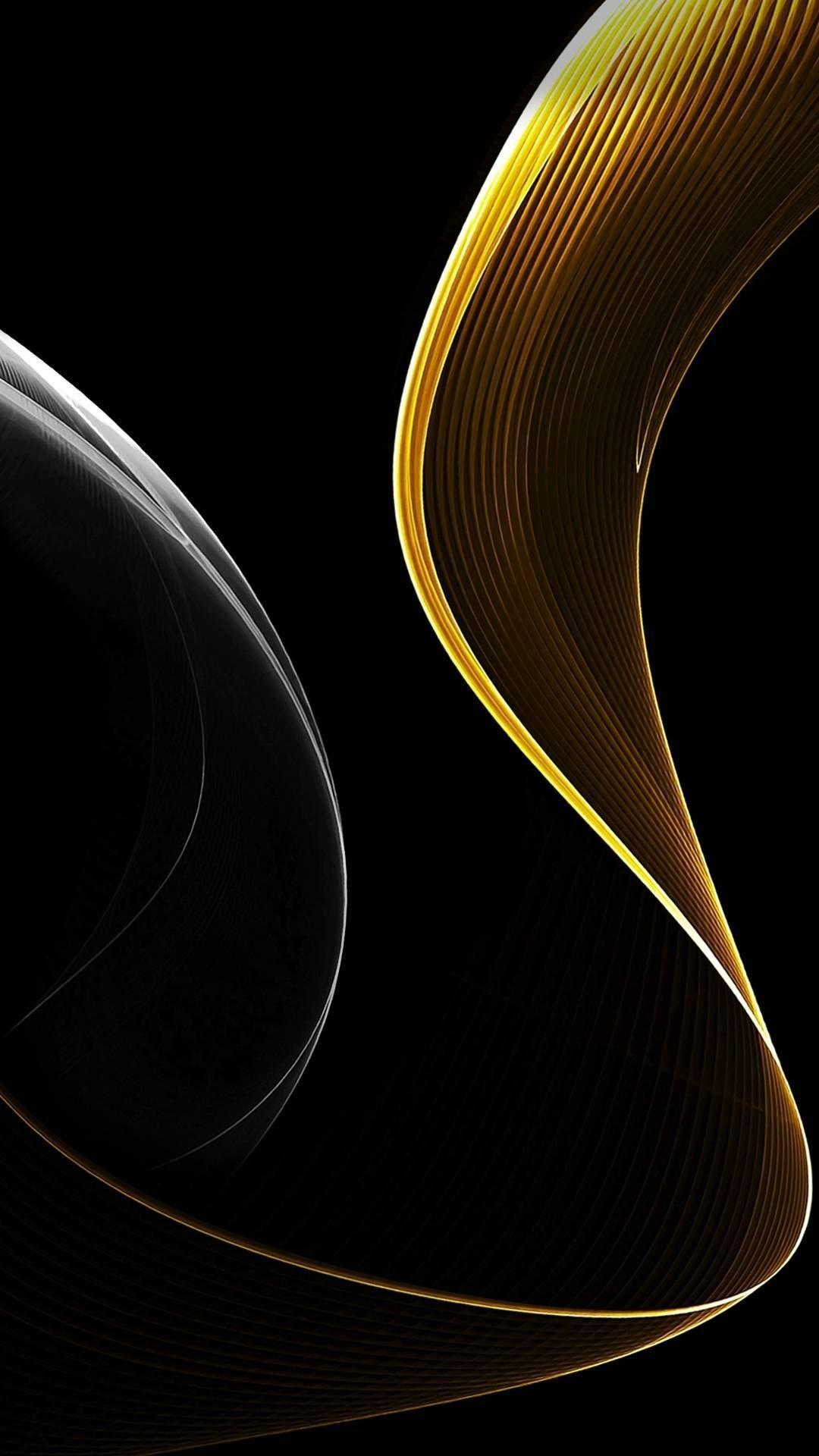 1080x1920 Gold Abstract Wallpaper