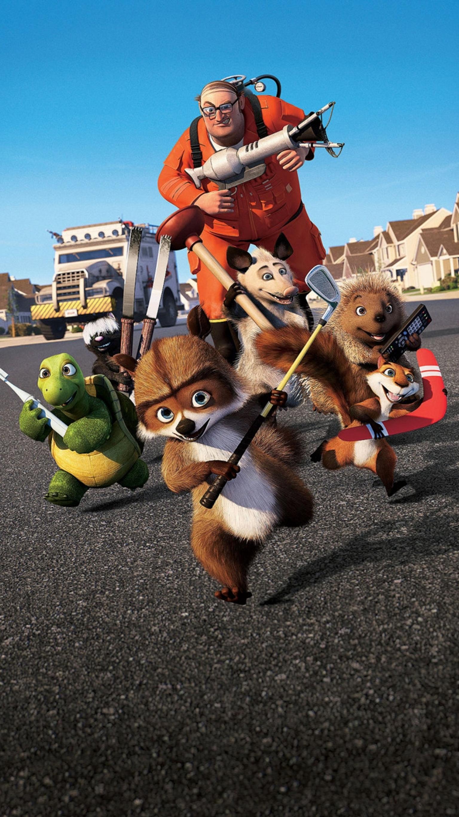 1536x2732 Over the Hedge (2006) Phone Wallpaper
