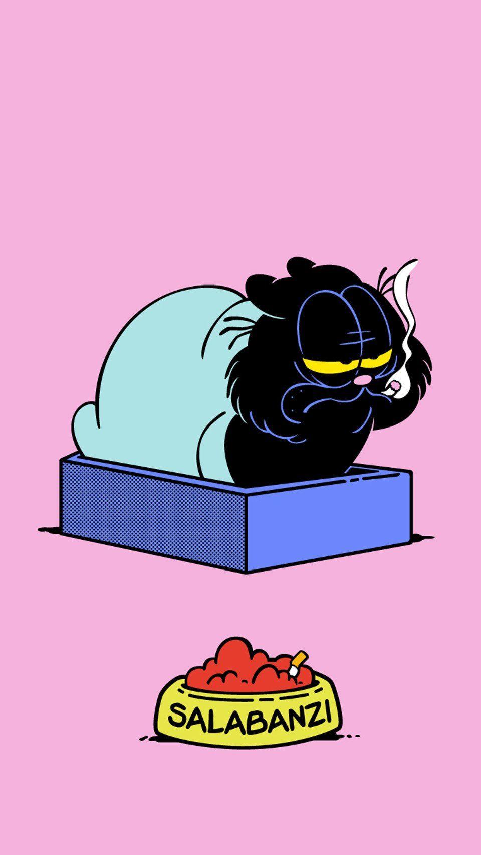 Black Cartoon iPhone Wallpapers Top Free Black Cartoon iPhone Backgrounds WallpaperAccess