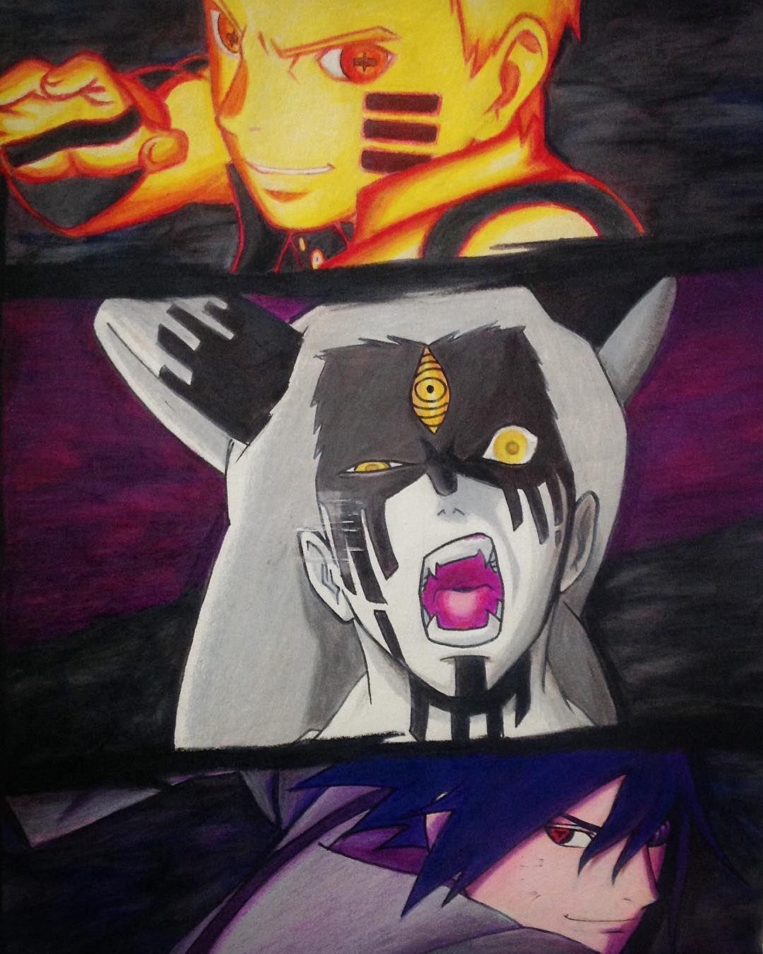 1080x1350 Naruto And Sasuke Vs Momoshiki Phone Wallpaper