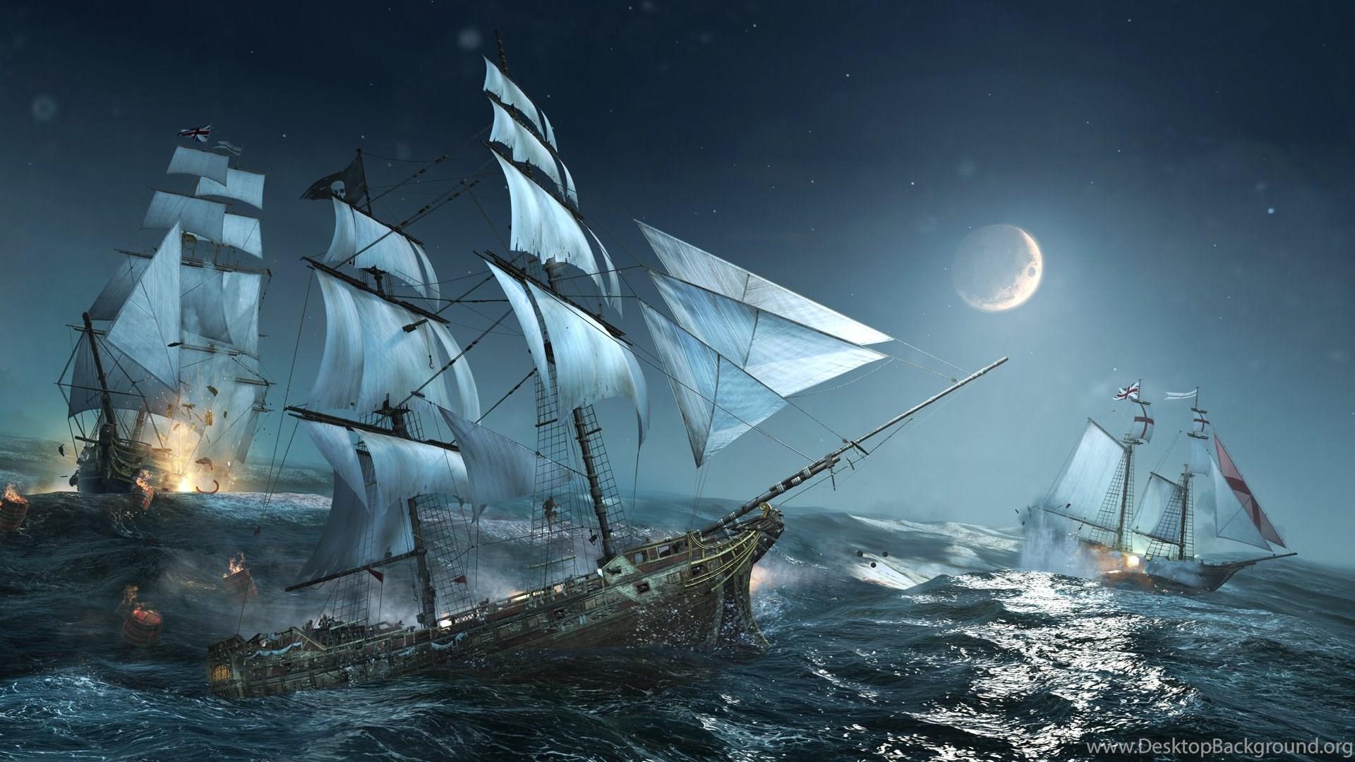 1920x1080 Download Pirates Of The Caribbean Ship HD Wallpaper