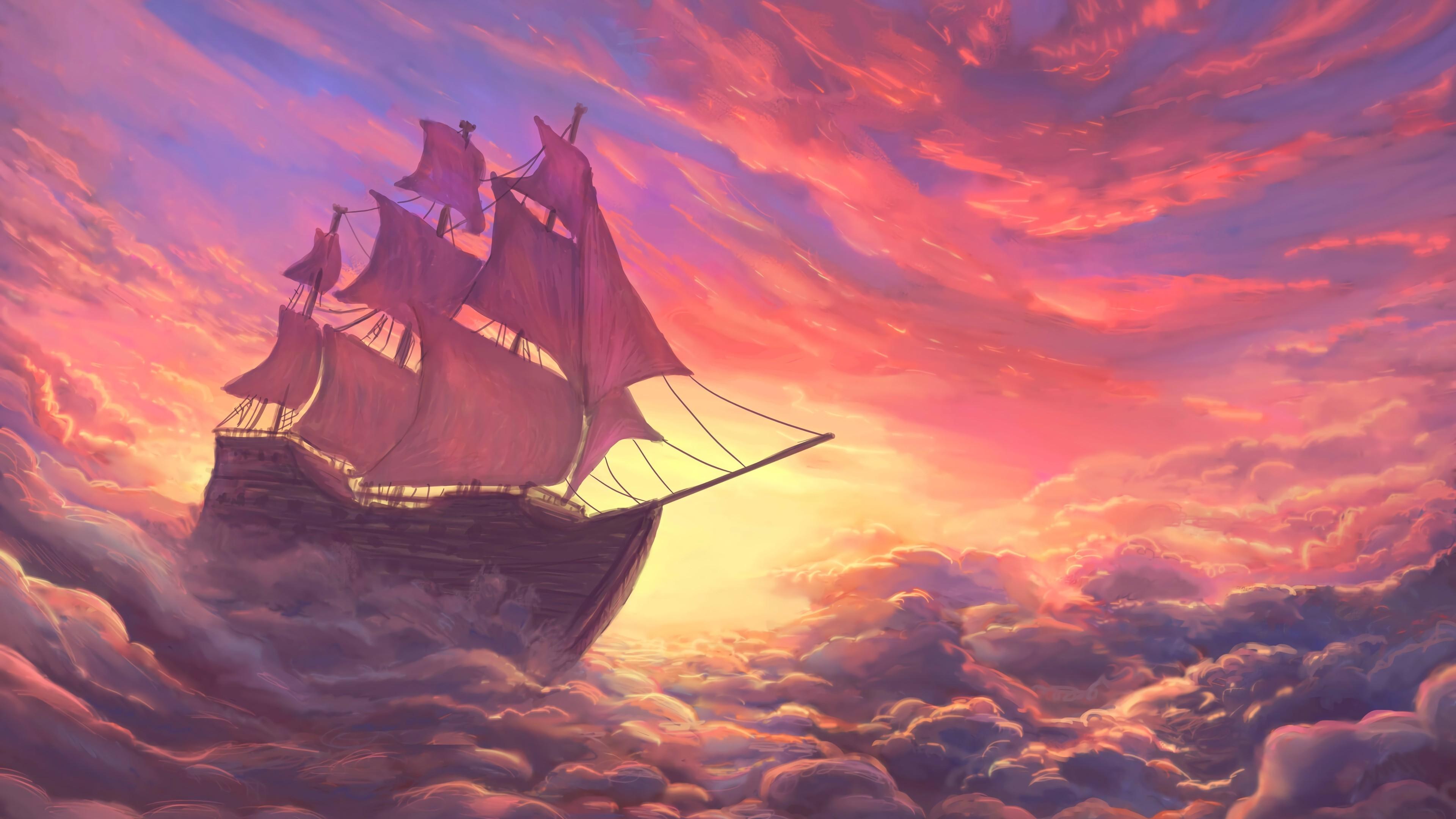 3840x2160 Sailing 4K wallpaper for your desktop or mobile screen free and easy to download