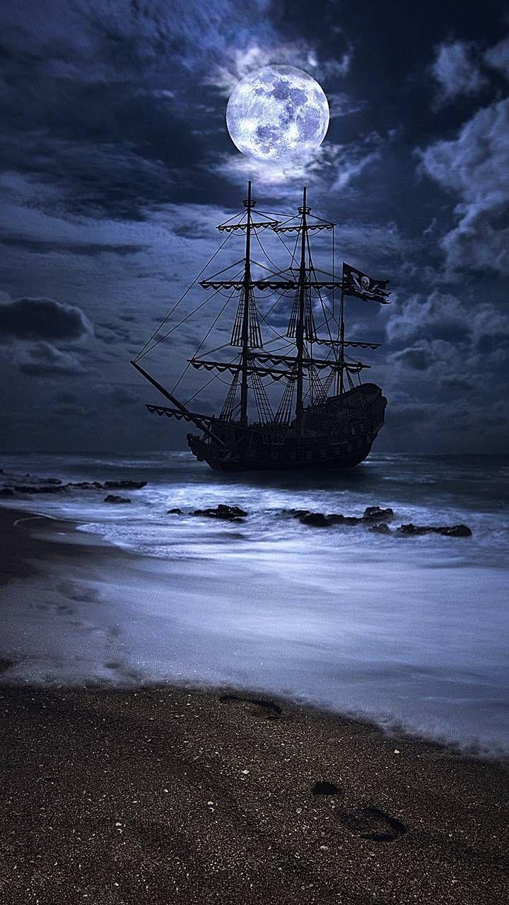 720x1280 Pirate Ship Phone