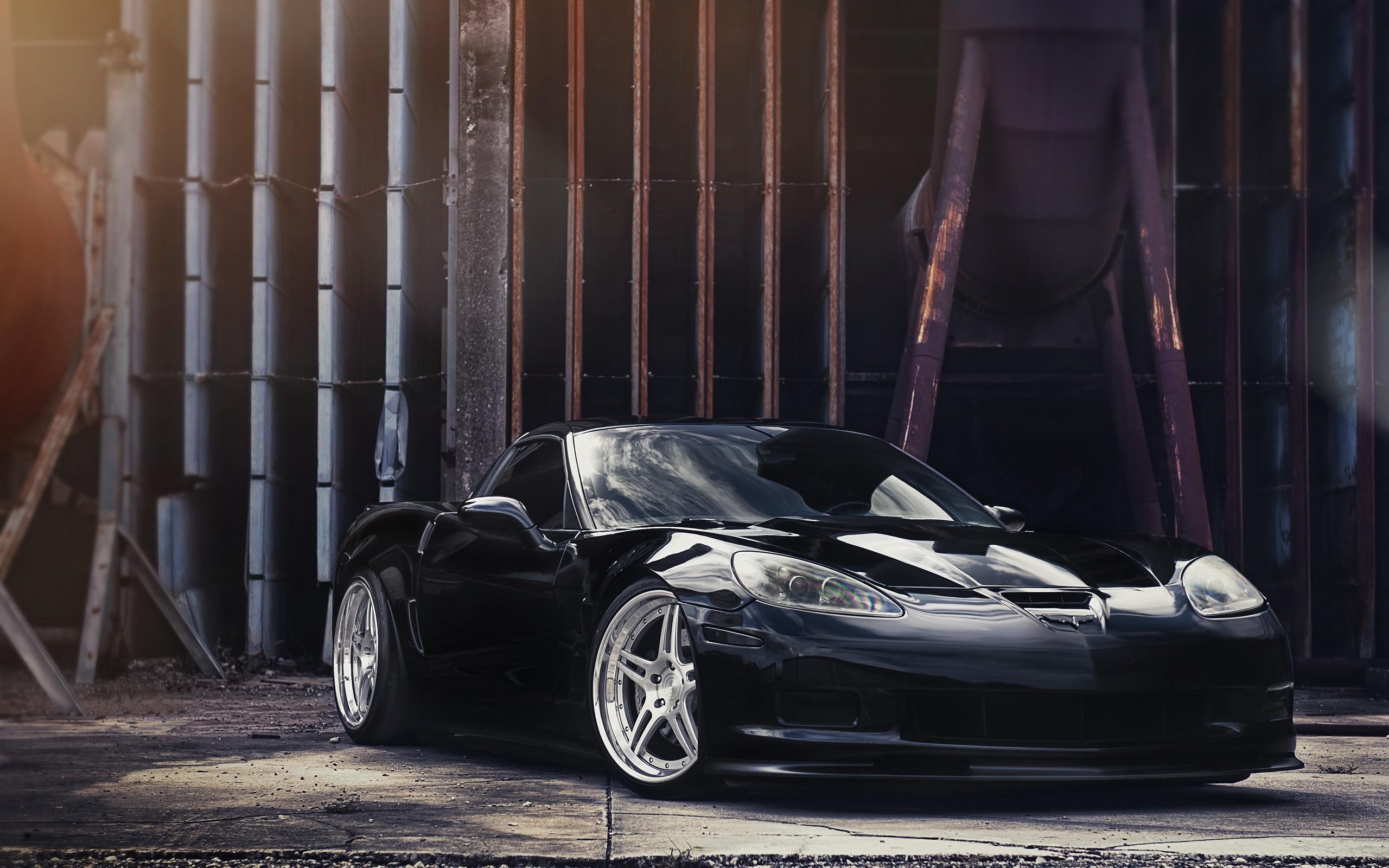 2560x1600 black, Chevrolet, Corvette, Z06 Wallpaper HD / Desktop and Mobile Background