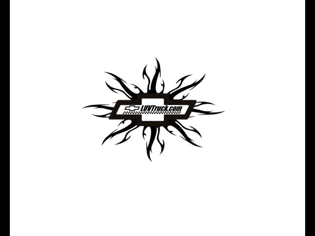 1024x768 Chevy Emblem Wallpaper
