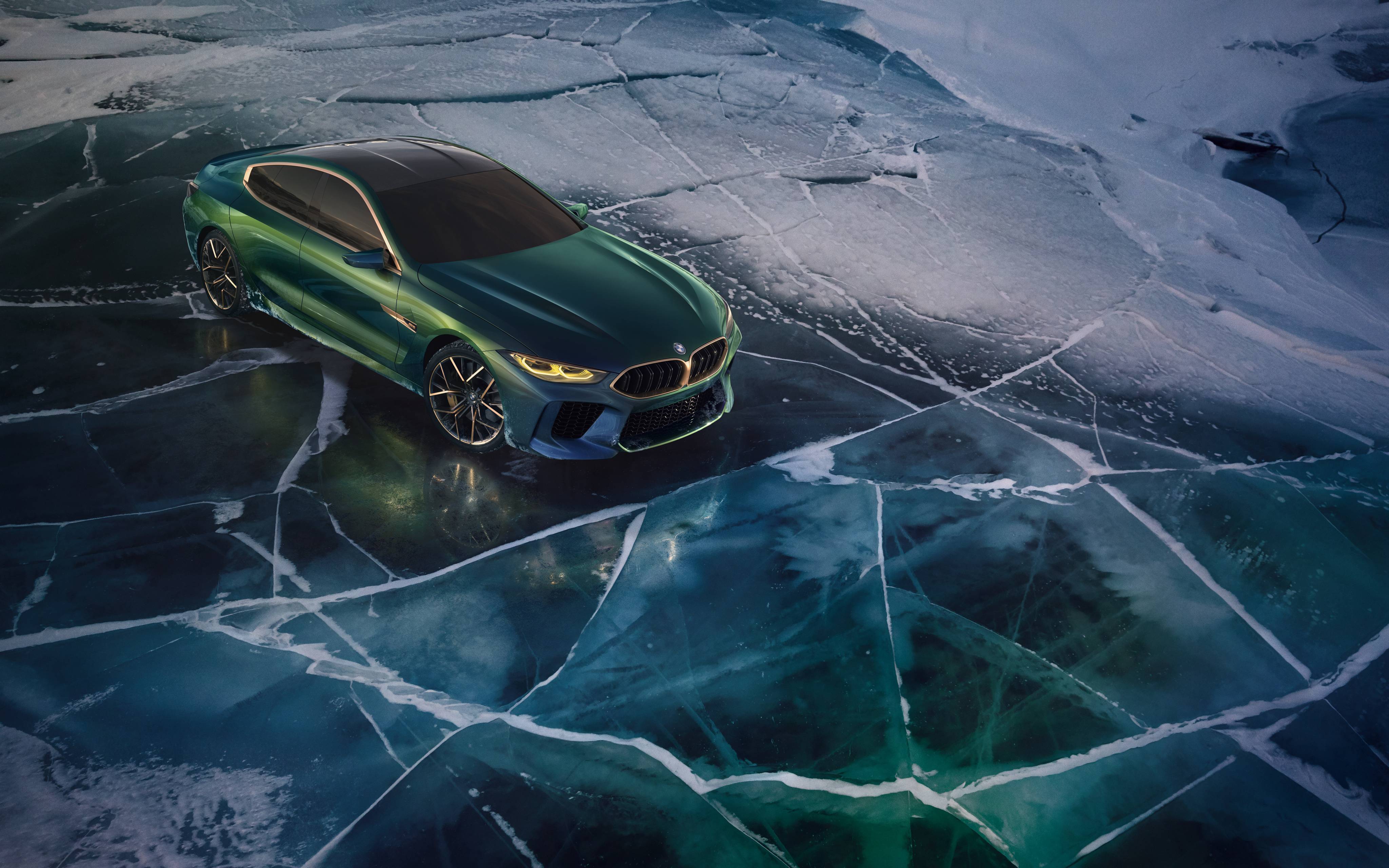 4096x2560 BMW Concept M8 Gran Coupe Geneva Motor Show 2018 4K wide Wallpaper