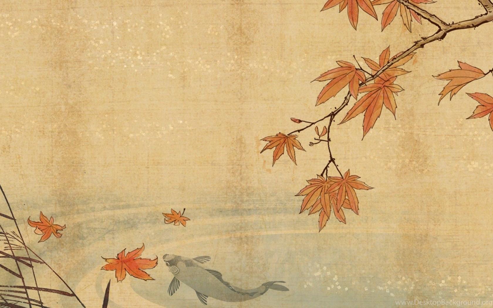 1680x1050 Koi Fish Art Wallpaper Bing Image Desktop Background