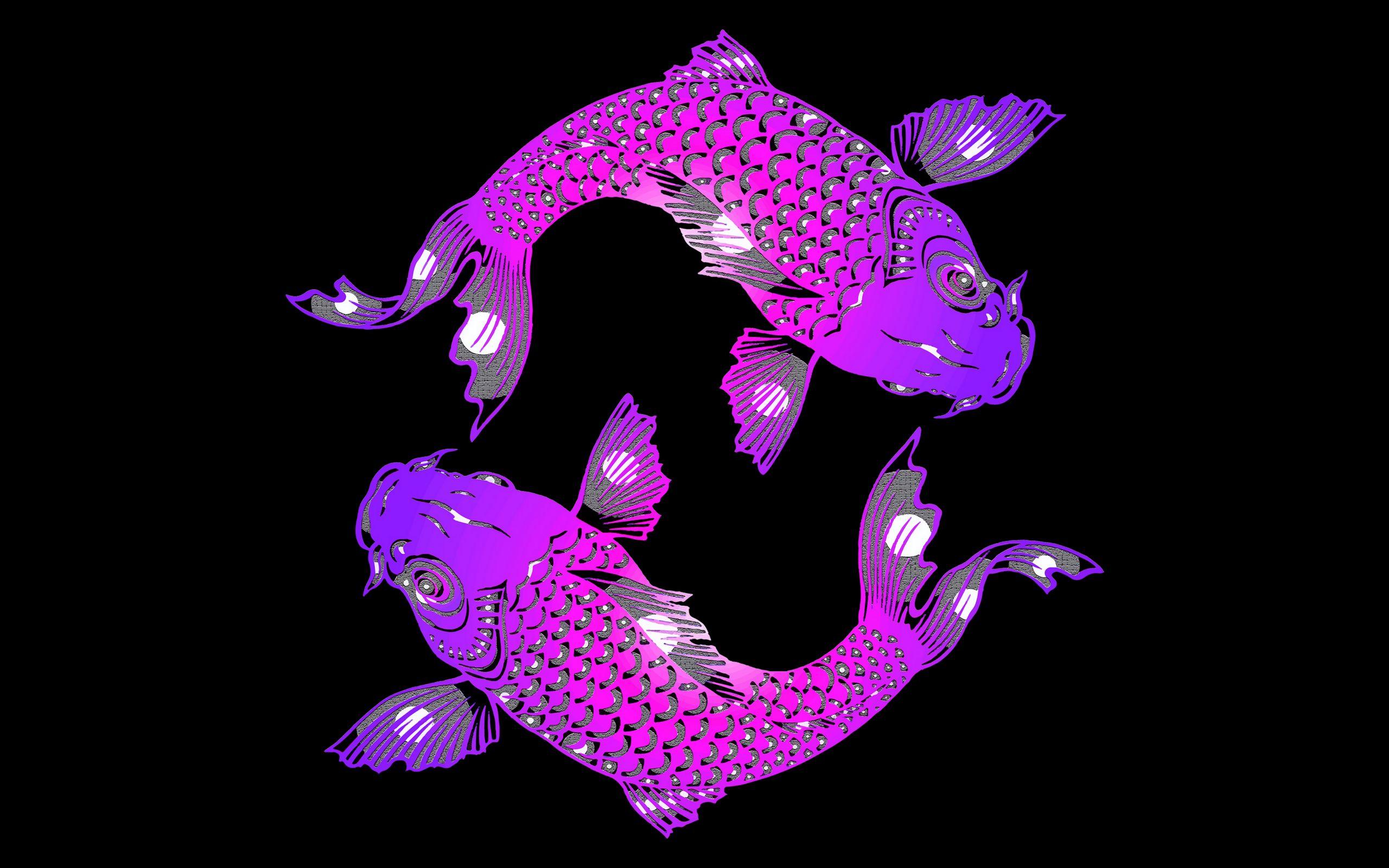 2560x1600 Download wallpaper 2560x1600 fish, yin and yang, art widescreen 16:10 HD background